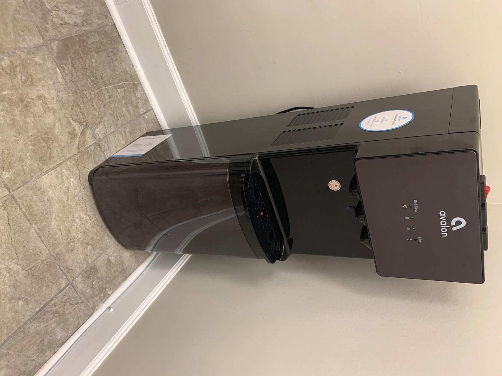 Avalon A5BLK Self Cleaning Bottleless Water Cooler Dispenser, UL, NSF Certified Filters, Black Stainless Steel, Full Size customer photo 2