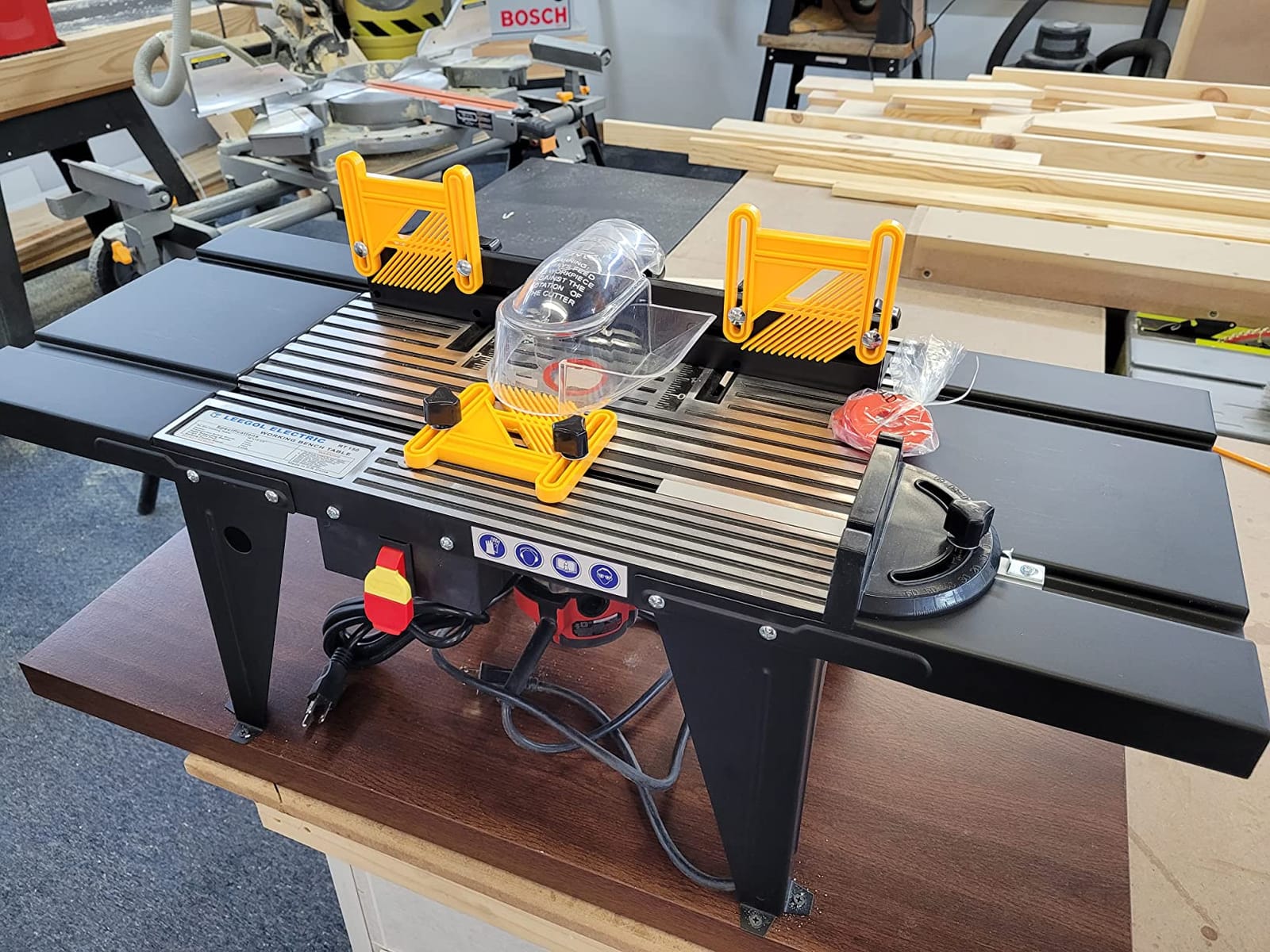Leegol Electric Benchtop Router Table Wood Working Craftsman Tool customer photo 2