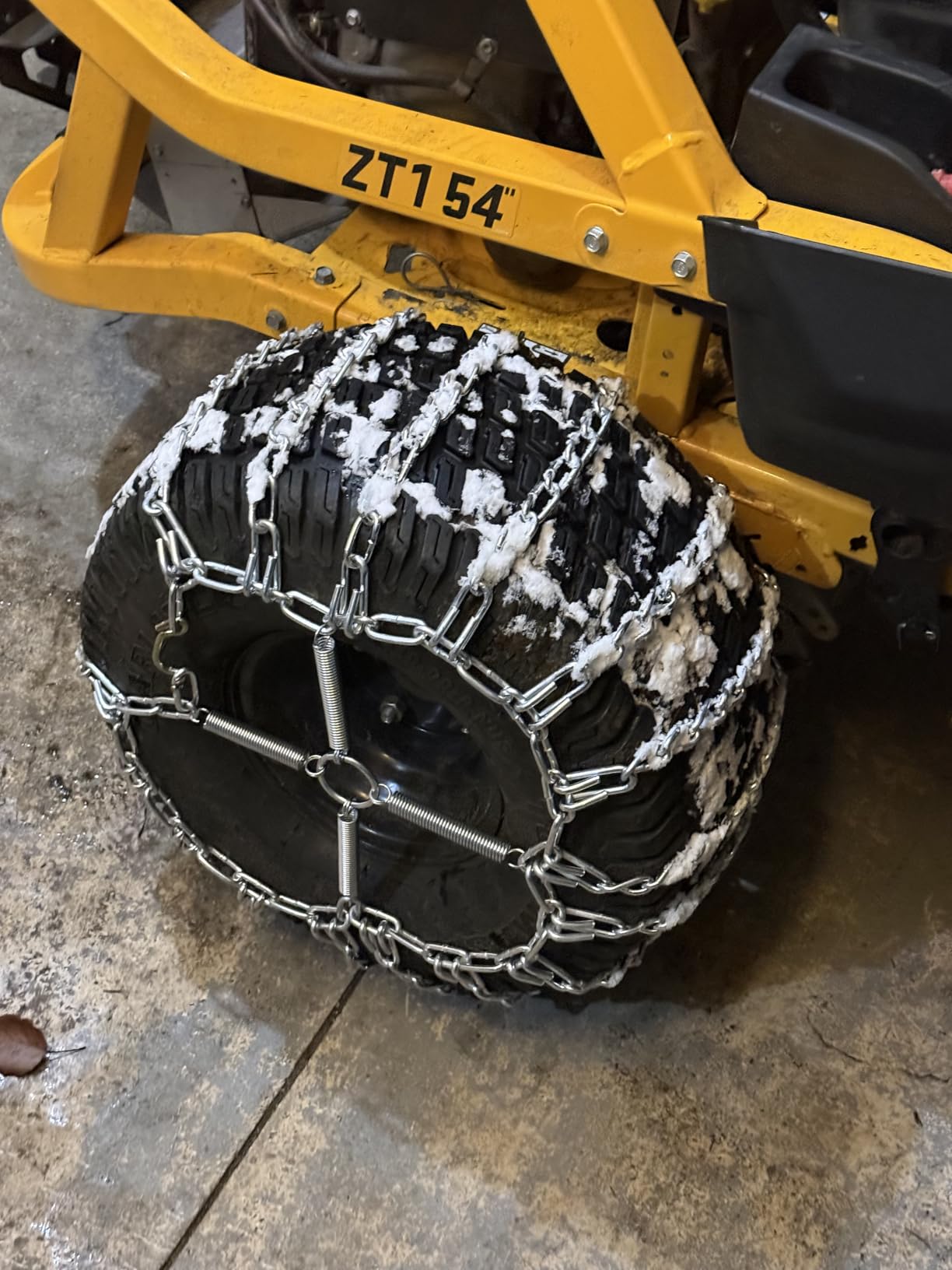The ROP Shop Pair of 2 Link Tire Chains & Tensioners 18x8.5x10 | For Snow Blowers, Lawn & Garden Tractors, Mowers & Riders, UTV, ATV, 4-Wheelers, Utility Vehicles customer photo 2