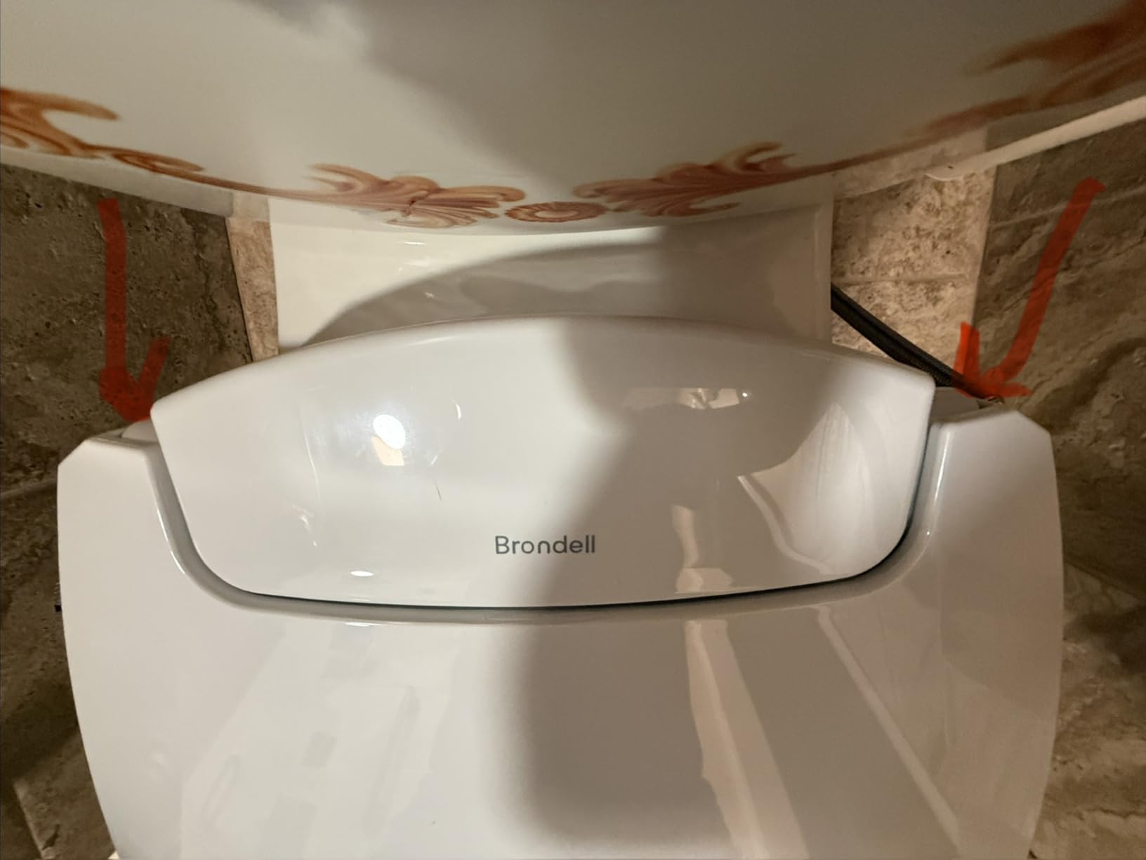 Brondell Bidet Toilet Seat, Non-Electric Swash Ecoseat, Fits Elongated Toilets, White - Dual Temperature, Dual Nozzle System customer photo 2