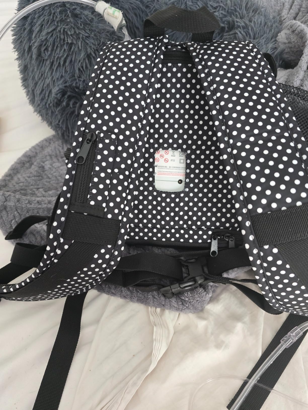 O2TOTES Backpack Fit for Inogen One G5 & Rove 6, Zippered Bottom customer photo 1