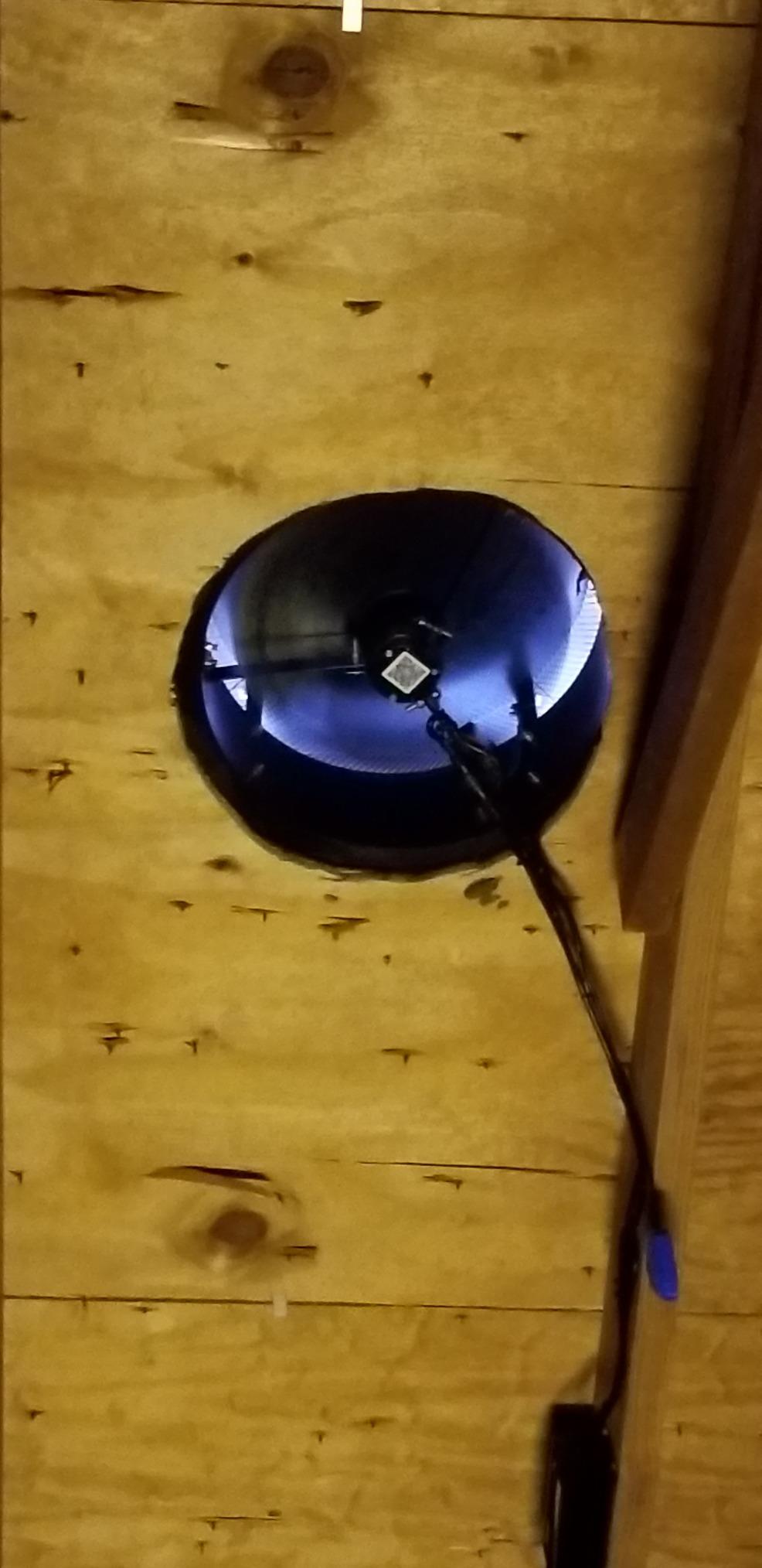 Remington Solar Builder Series 40 Watt Solar Attic Fan - Includes 110V Adapter for auto-Run Night time Operation customer photo 2