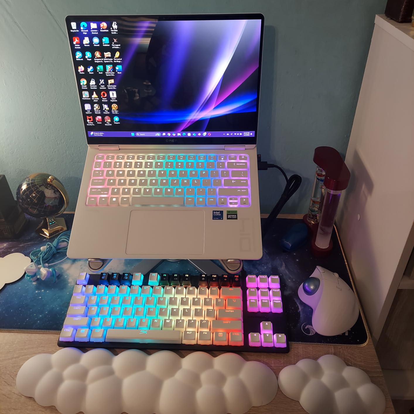 HyperX Alloy Origins Core - Tenkeyless Mechanical Gaming Keyboard, Software Controlled Light & Macro Customization, Compact Form Factor, RGB LED Backlit, Tactile HyperX Aqua Switch, Black customer photo 1