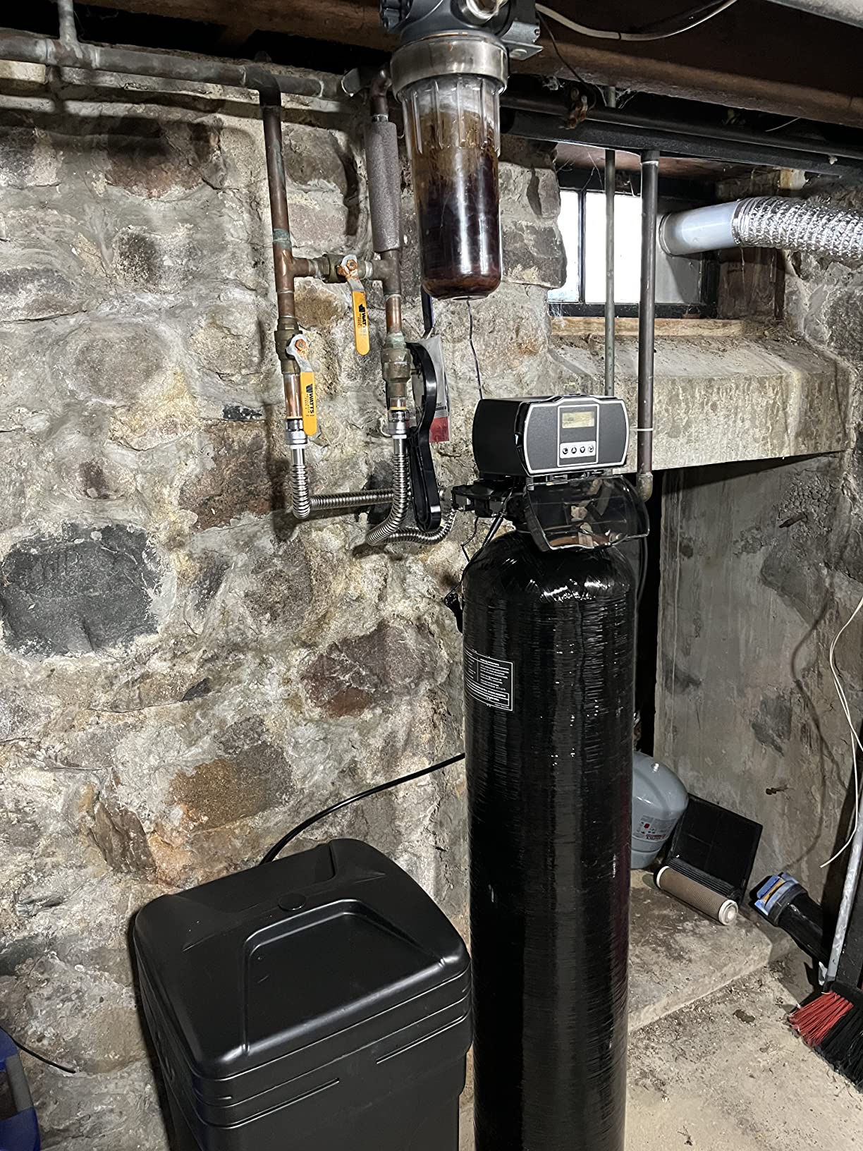 Aquasure Harmony Series 48,000 Grain Water Softener with Fine Mesh Resin for Iron Removal and Pleated Sediment Pre-Filter (48,000 Grain) customer photo 2