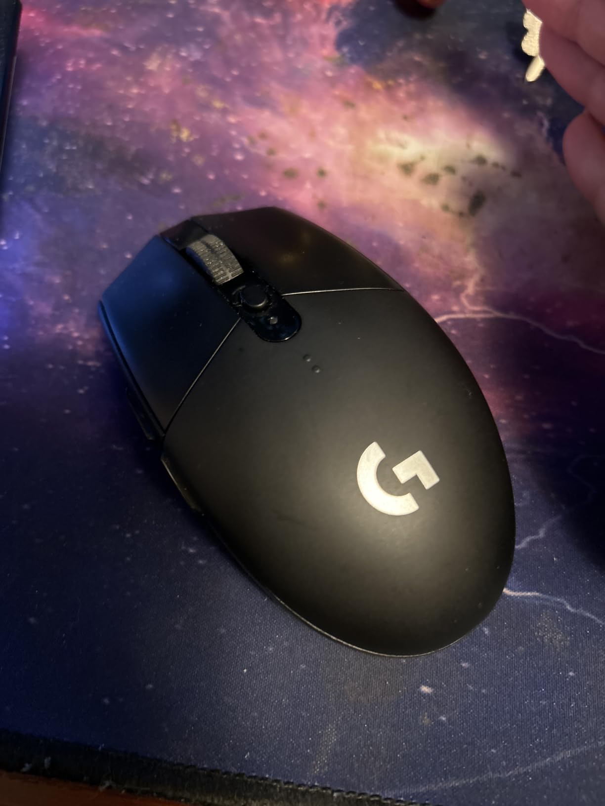 Logitech G305 Lightspeed Wireless Gaming Mouse - Blue | 12,000 DPI, Lightweight, 6 Programmable Buttons, 250h Battery, On-Board Memory, Compatible with PC and Mac customer photo 2