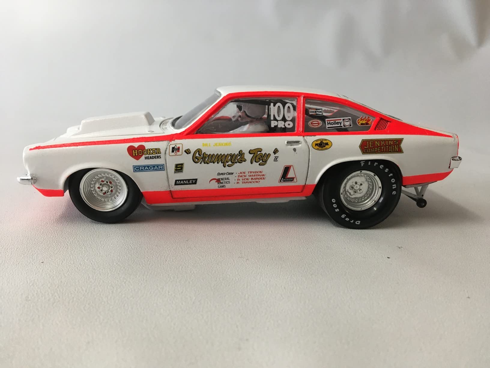 MPC 1972 Chevy Vega Pro Stock Bill Grumpy Jenkins 1:25 Scale Plastic Model Kit customer photo 1