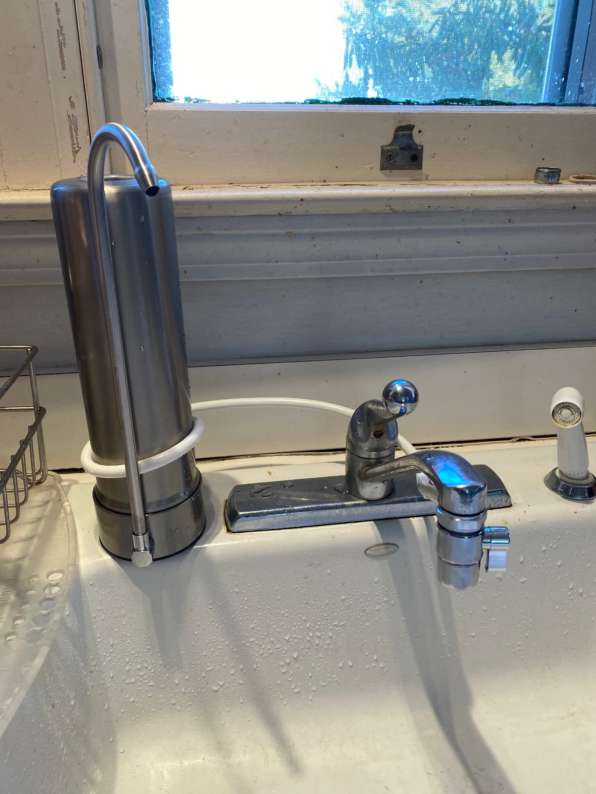 Waterdrop CTF-01 Water Filter for Sink Faucet, Stainless Steel, 1 Filter customer photo 1