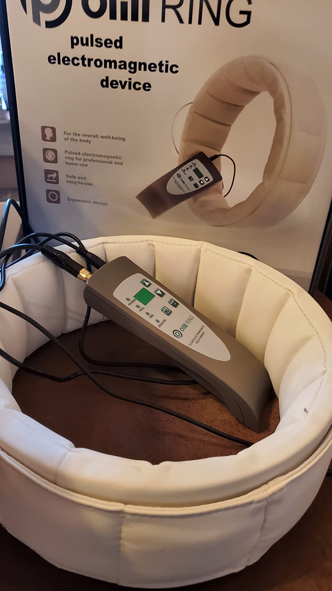 OMI Ring - Portable Wellness Ring for Relaxation & Comfort | Lightweight Wearable Design customer photo 1