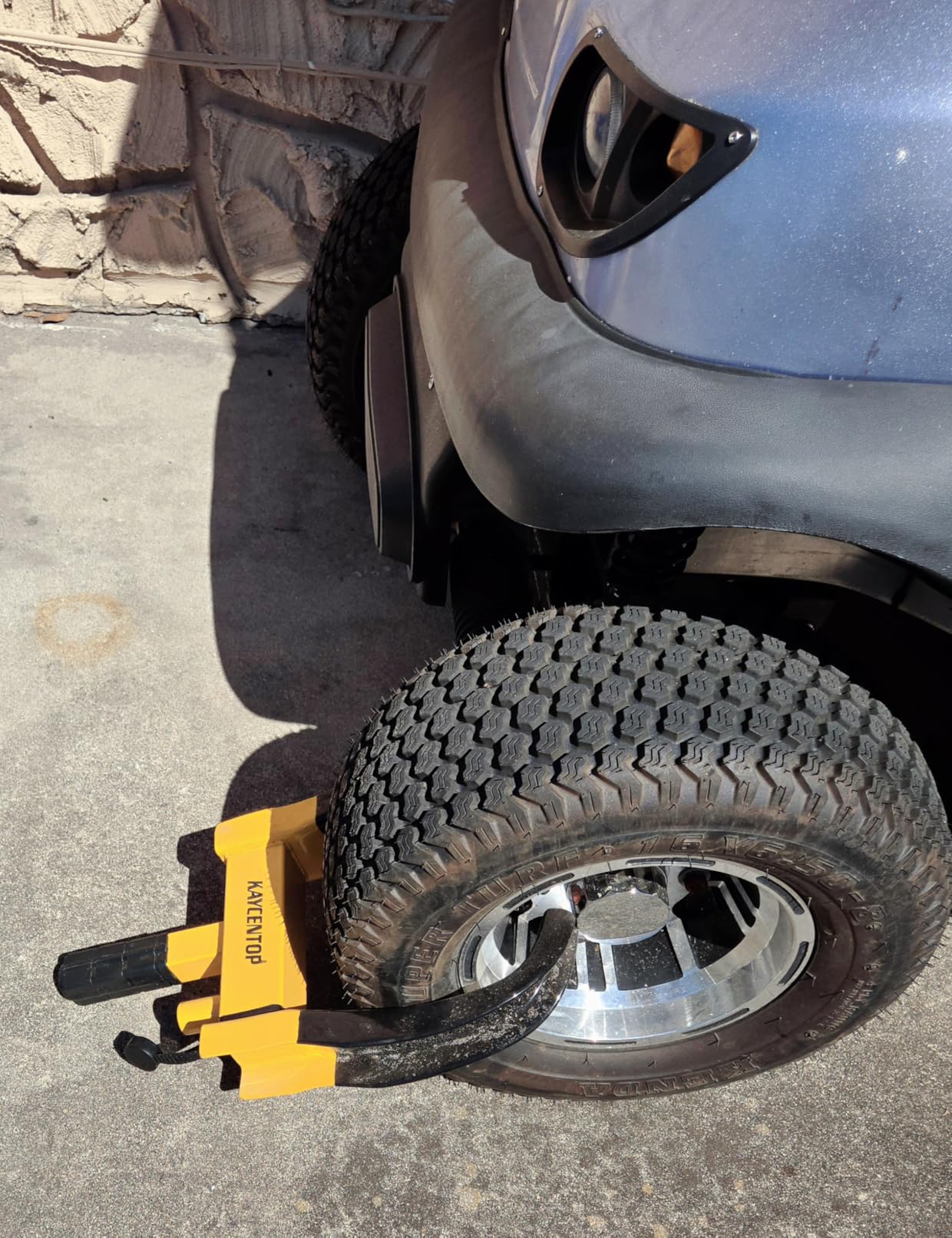 KAYCENTOP Universal Wheel Lock Clamp Anti Theft Trailer Locks Fit Most Vehicles Max 11