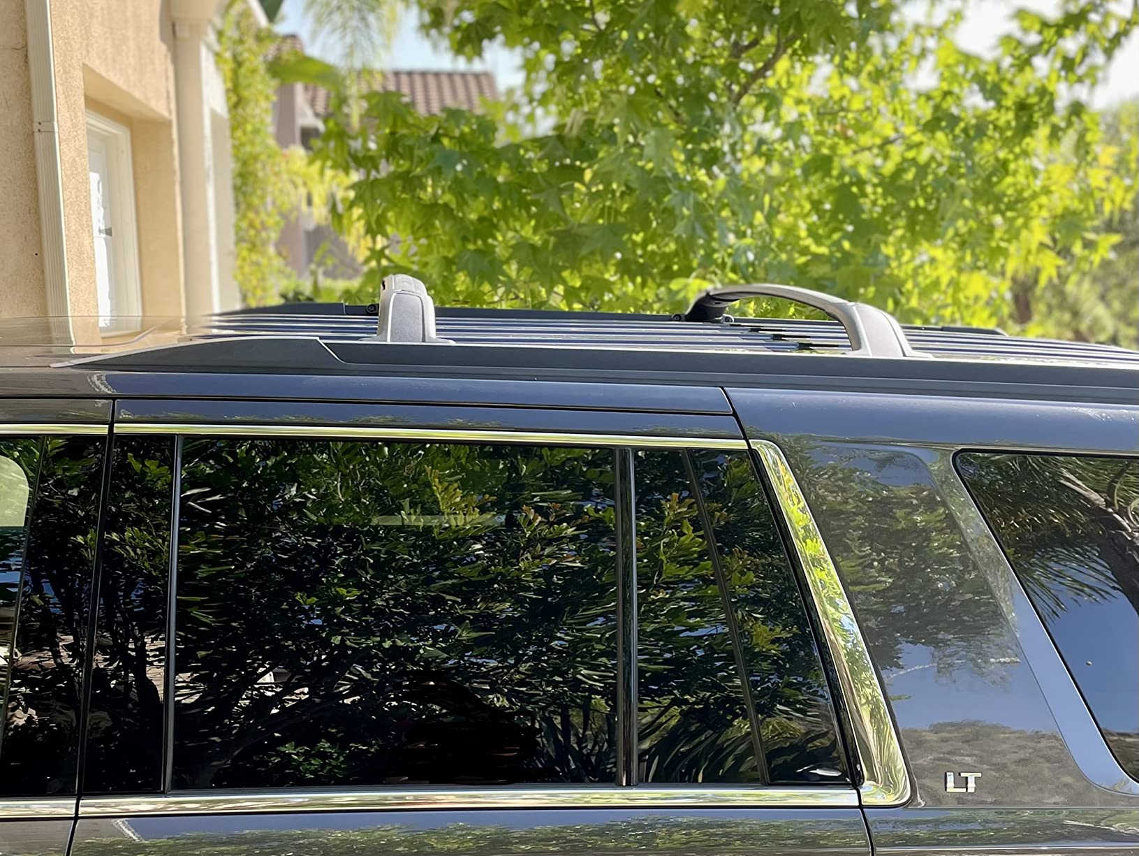 ECOTRIC Roof Rack Cross Bars Compatible with 2015-2020 Chevy Tahoe Suburban | Compatible with 2015-2020 GMC Yukon, Cadillac Escalade & ESV Luggage Cargo Replacement for Part 23256564 Hold up to 220lbs customer photo 2