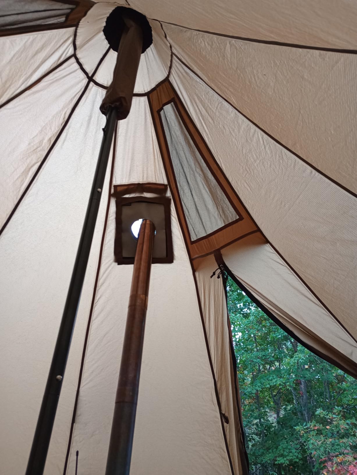 Tiger Roar Tent Stove, Portable Wood Burning for Winter Camping, Hunting and Outdoor Cooking, Pipes Included customer photo 2