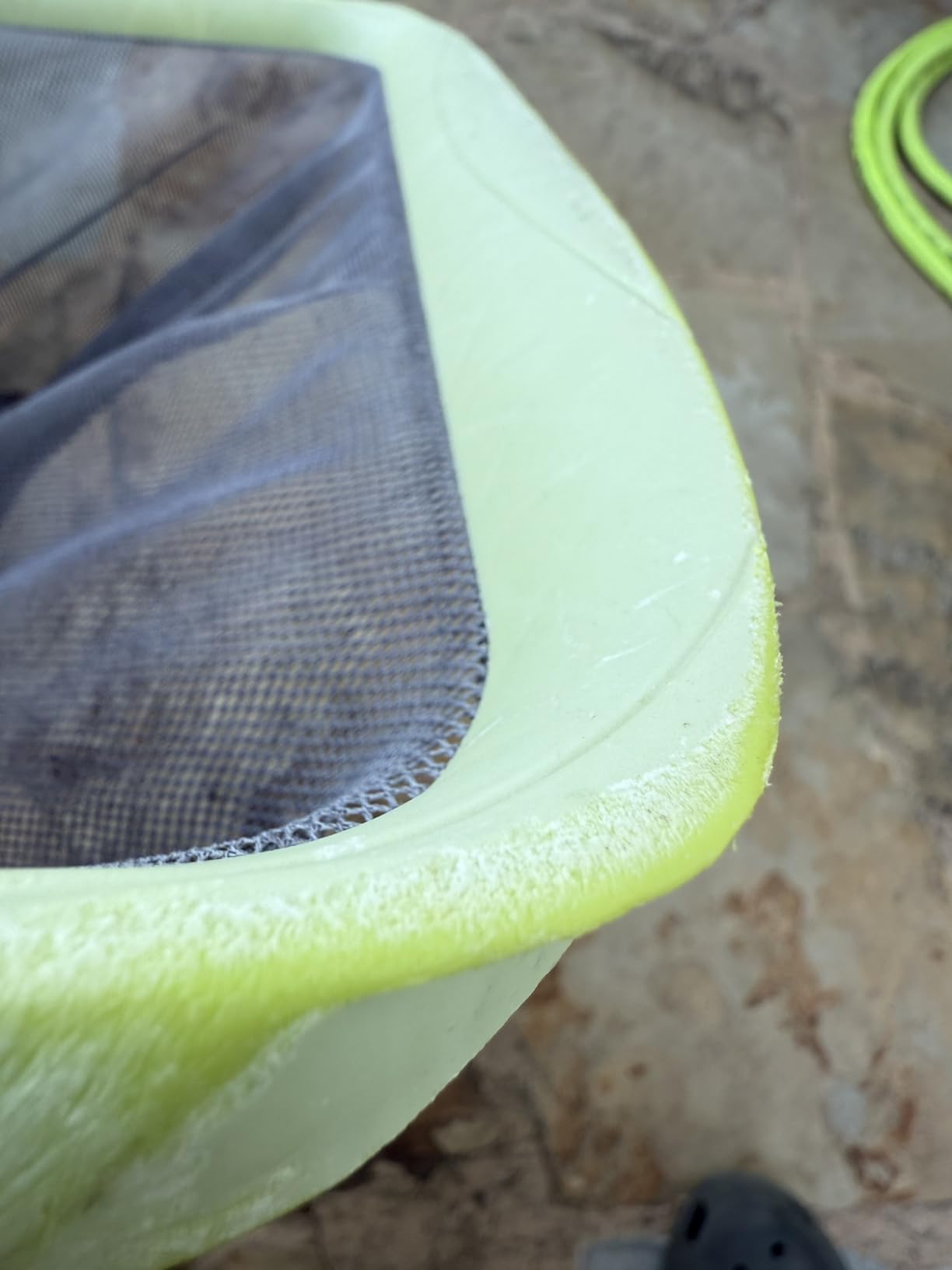 Sepetrel Swimming Pool Leaf Skimmer Net, Reinforced Frame Deep Rake Net customer photo 1