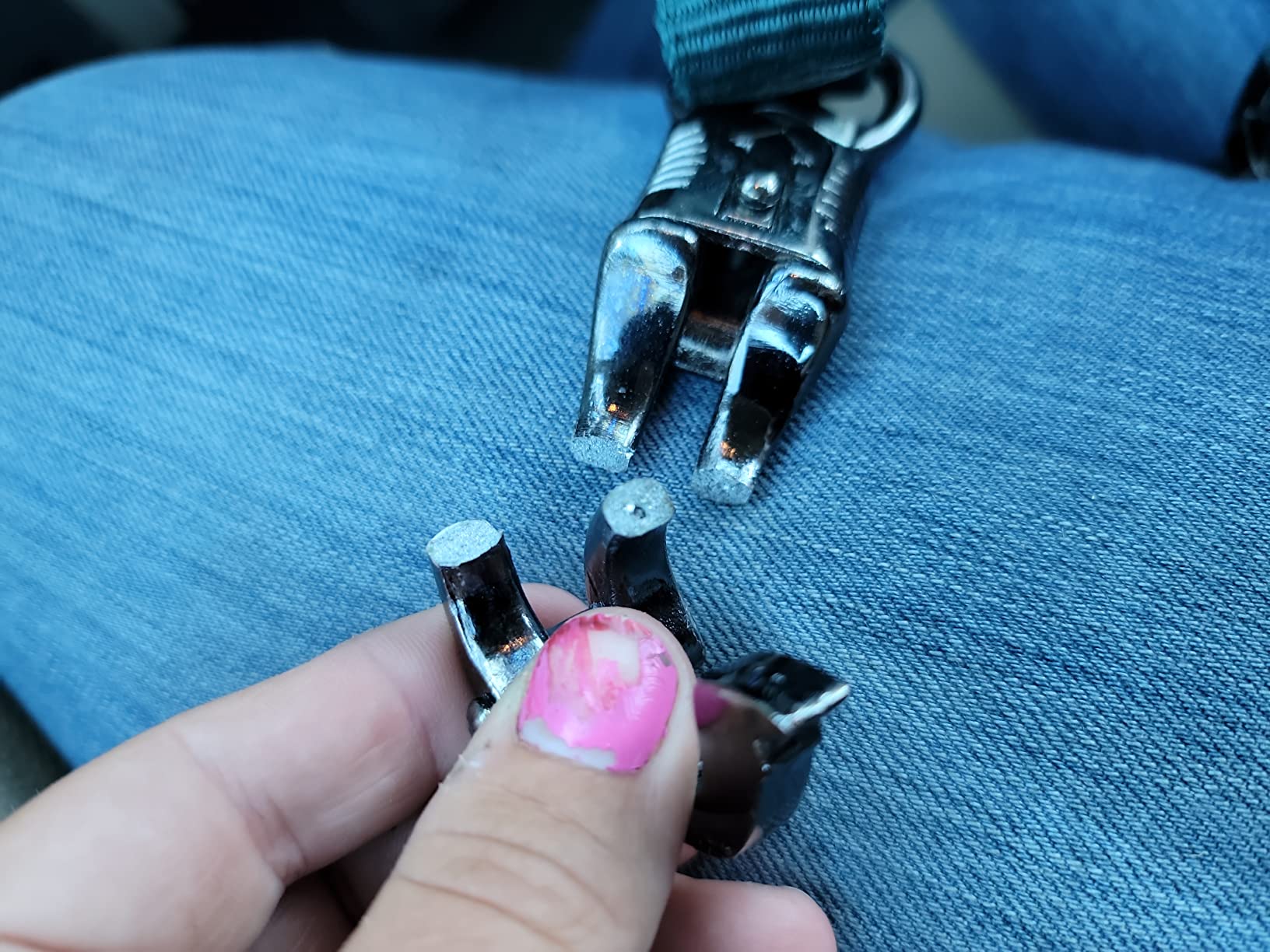 Majestic Ally Pack of 2, Double Thick Trailer Tie for Horse Haulage with Adjustable Buckle, Panic Snap and Bull Snap - 1 Inch by 36 Inch (Turquoise) customer photo 1