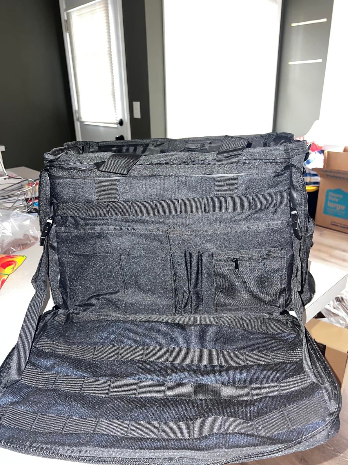 Trunab Patrol Bag Police Gear Car Front Seat Organizer for Law Enforcement | Military Duty Bag with 15.6