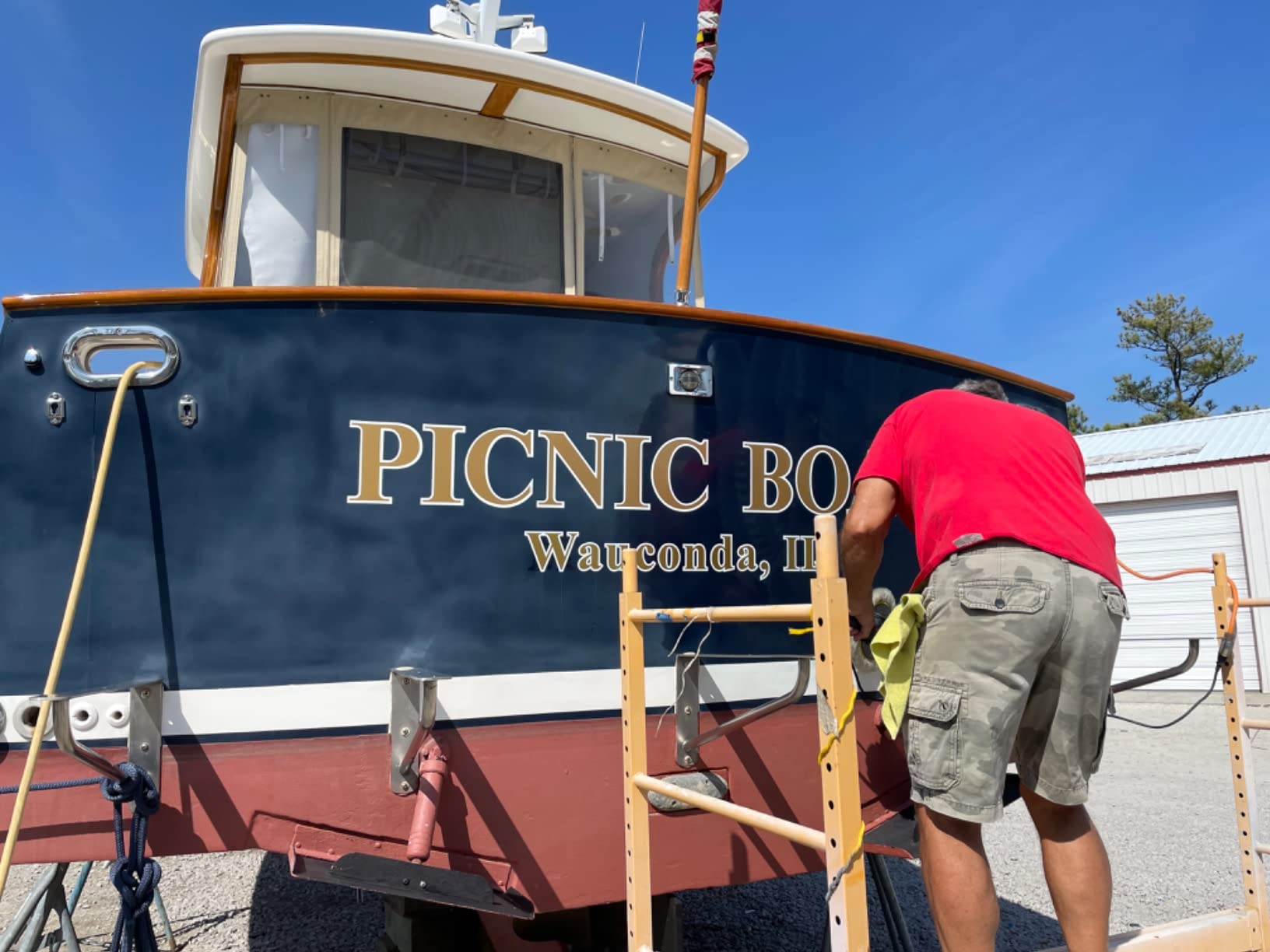 Marine Ceramic Coating Kit - Complete Boat Detailing Supply Kit with Marine Ceramic Coating, Nano Polish, Nano Compound, Nano Wash and Surface Wipe customer photo 1
