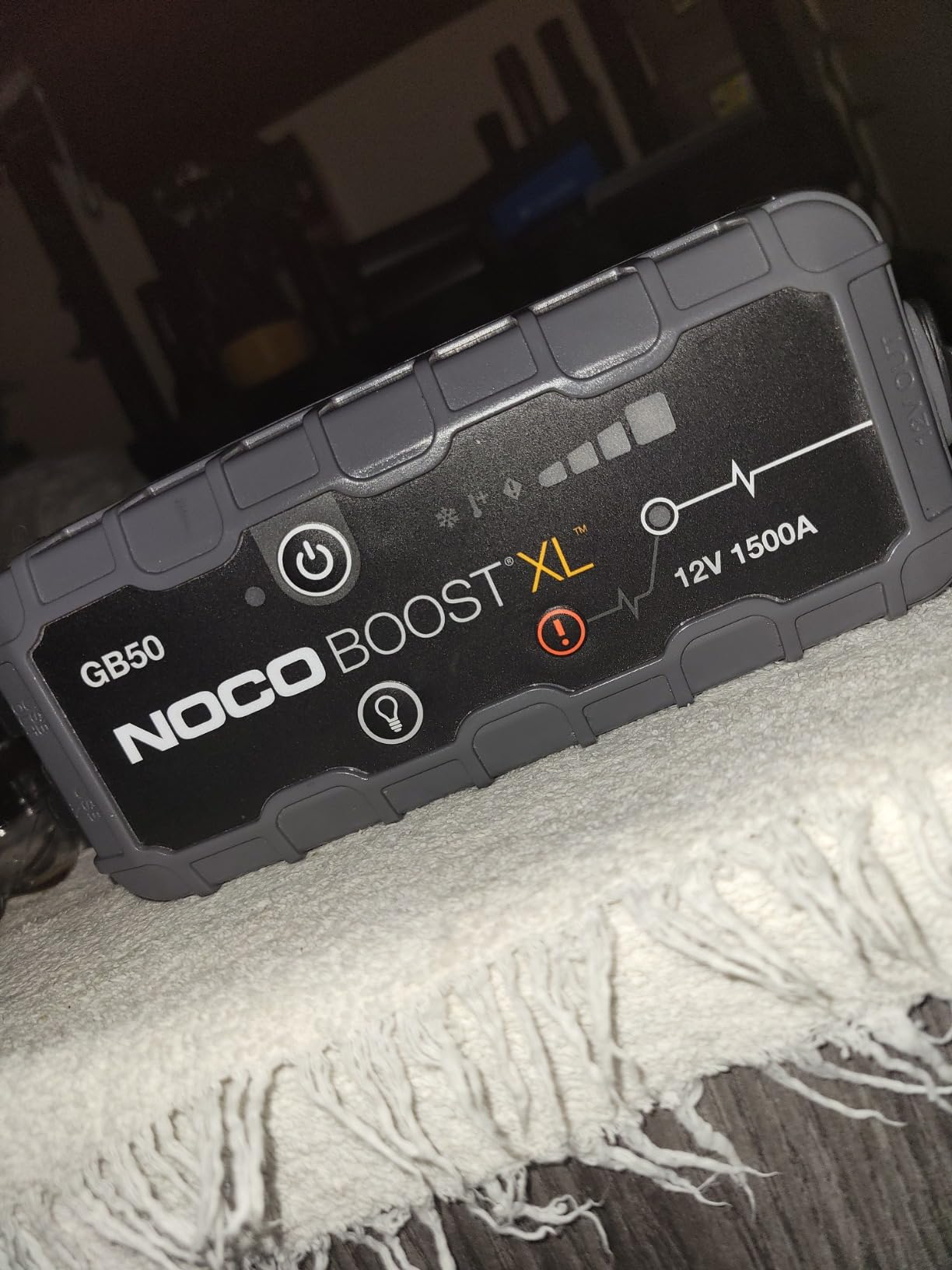 NOCO Boost Max GB250: 5250A UltraSafe Jump Starter - 12V Lithium Battery Booster Pack, Portable Jump Box, Power Bank & Jumper Cables - for 16L Gas and Diesel Engines customer photo 2