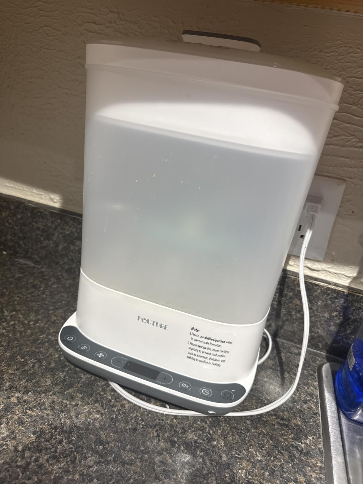 HAUTURE 6-in-1 Baby Bottle Sterilizer and Dryer, Large Capacity | 10 Bottles Capacity, Esterilizador de Biberones, Electric Steam Sanitizer for Baby Bottles, Breast Pump Parts & Pacifiers customer photo 1