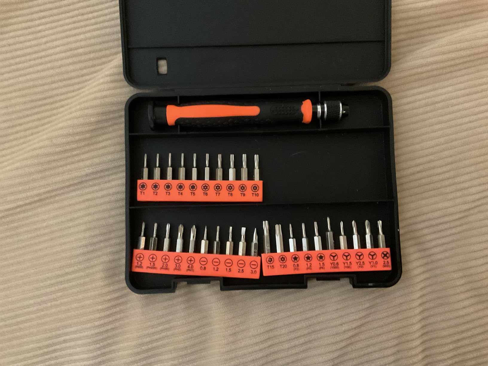 JOREST Small Precision Screwdriver Set with Torx Triwing Phillips, Mini Repair Tool Kit for Macbook, Computer, Laptop, PC, iPhone, PS5, Xbox, Switch, Glasses, Watch, Ring Doorbell, Electronics customer photo 2