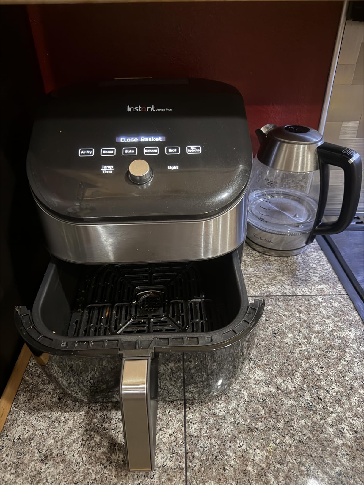 Instant Pot Vortex Plus XL ClearCook 8 Qt 8-in-1 Air Fryer, Black | airfryer, 8 quart, broil, dehydrate, crisp, roast, reheat, bake, family size customer photo 2