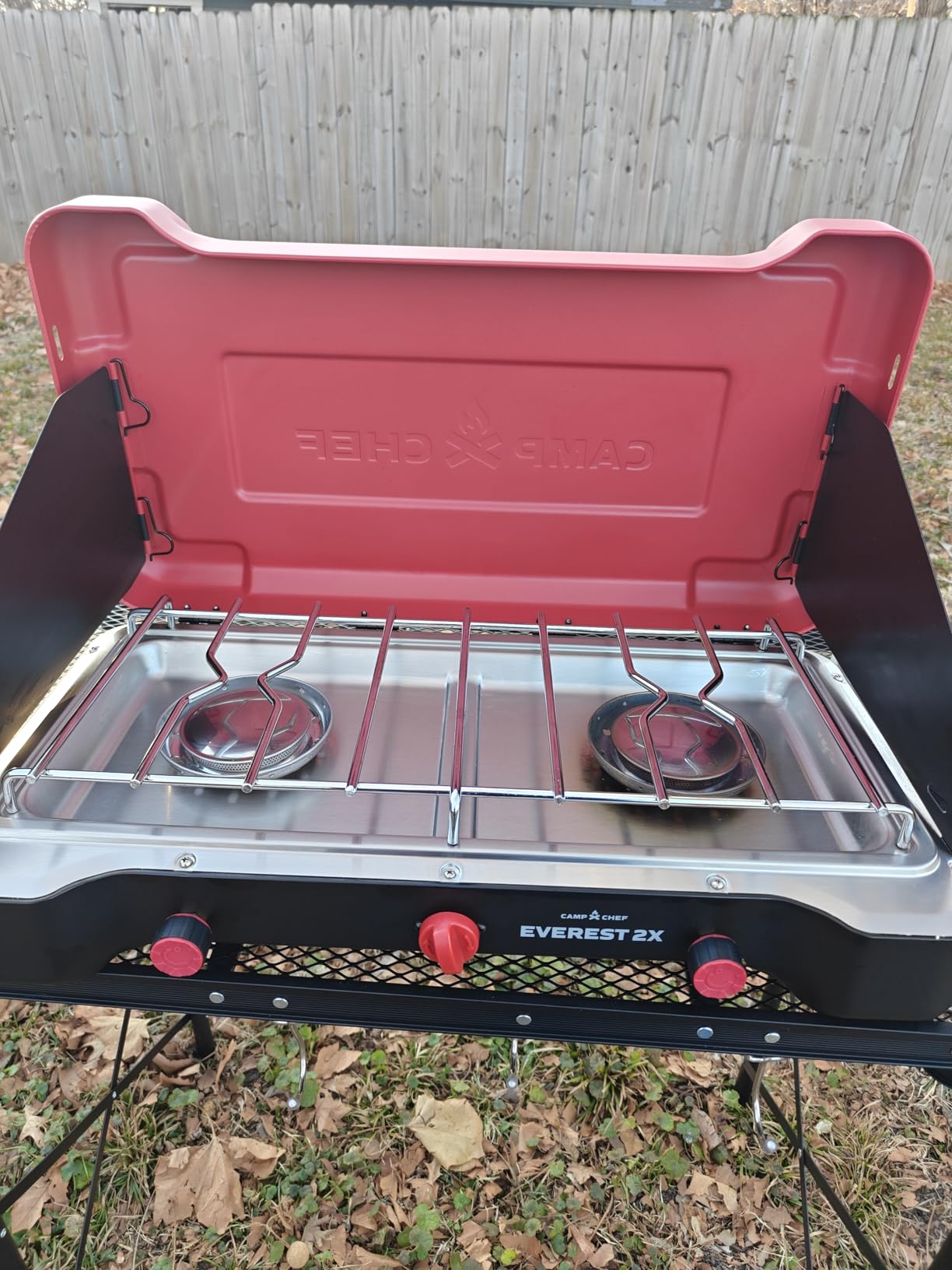 Camp Chef Everest 2X 2-Burner Portable Camping Stove, 40,000 BTUs, Propane customer photo 1