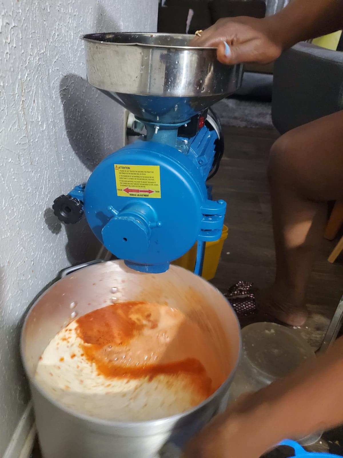 Electric Grain Mill, 3000W 110V Heavy Duty Mill Grinder | Heavy Duty Grain Grinder Commercial Electric Feed Mill Dry Cereals Grinders Corn Grain Coffee Wheat Feed Machine With Funnel customer photo 1