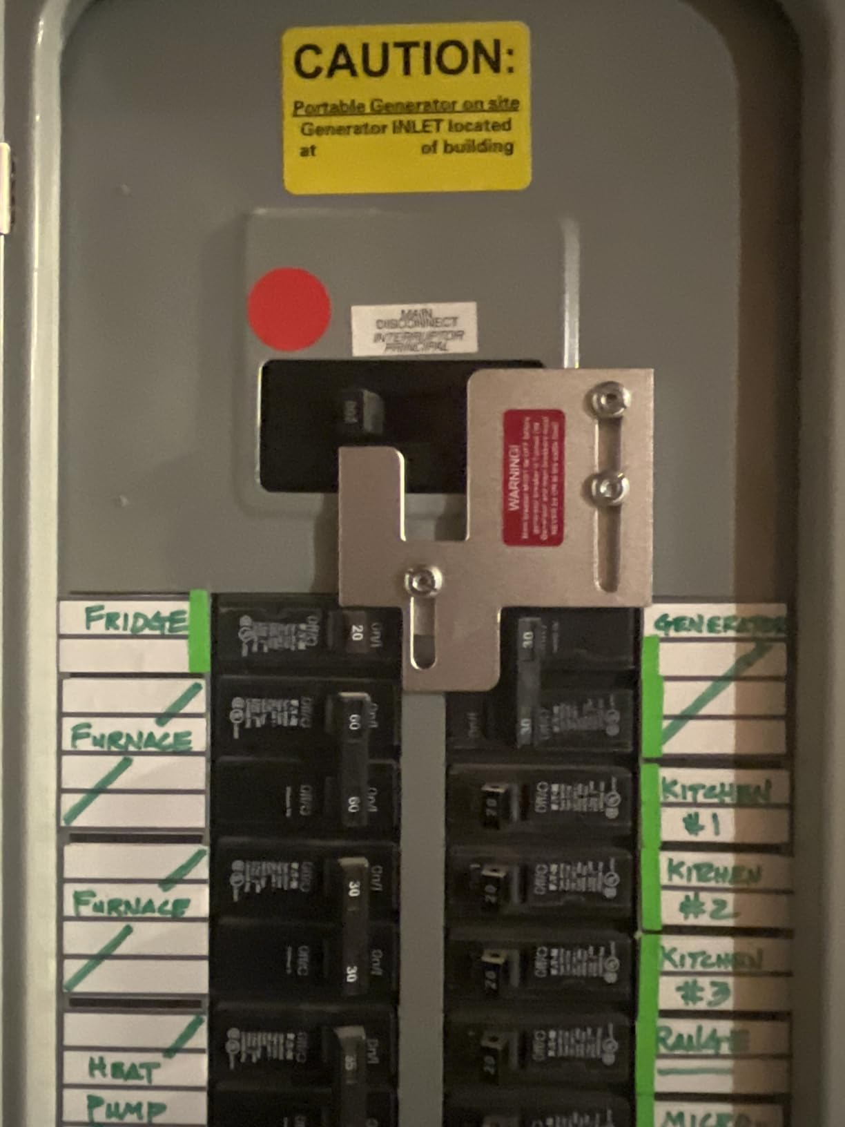Generator Interlock Kit for Eaton Cutler Hammer BR SERIES 150 & 200amp Panels, Horizontal Electrical Interlock Kit, 1 1/4-1 7/16 inches Spacing customer photo 2
