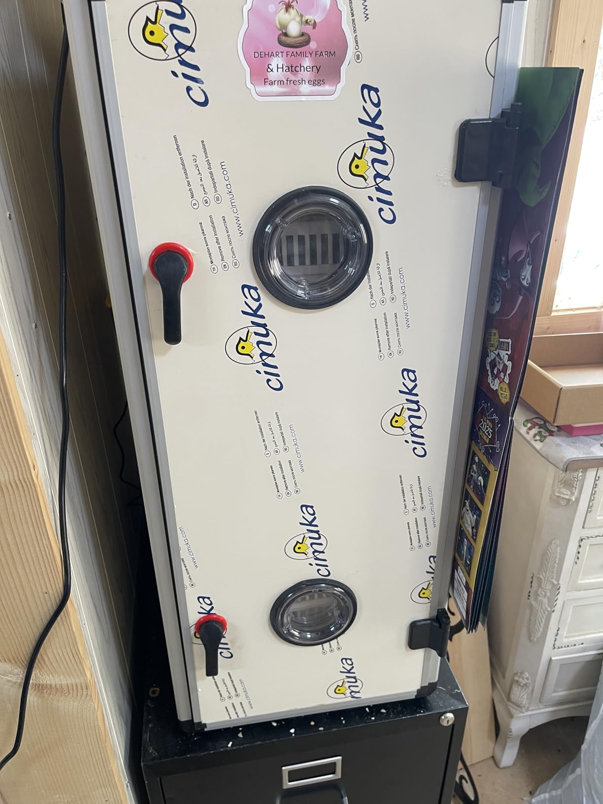 Incubators for Hatching Eggs - 180 Egg Incubator Setter & Hatcher with Automatic Turner & Digital Humidity Control Cabinet, Large Chicken Incubator & Quail Egg Incubator by Hatching Time customer photo 2