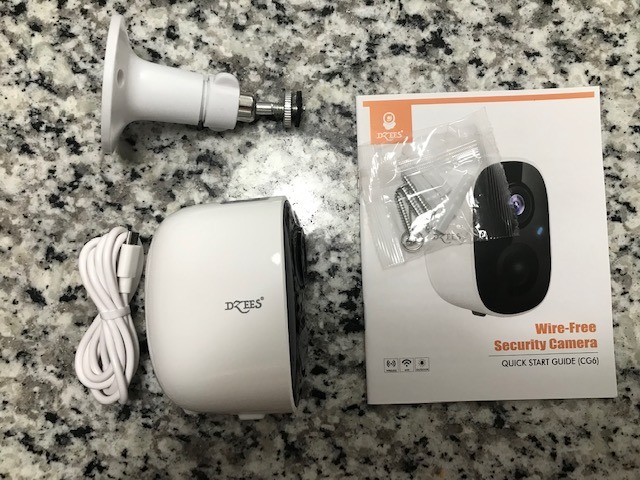 Dzees 2K Wireless Outdoor Security Camera 2-Pack, Battery WiFi Night Vision, AI Motion Alerts, 2-Way Audio, Siren, IP65 Weatherproof, No Subscription, Local SD Storage, for Driveway Backyard Garage customer photo 2