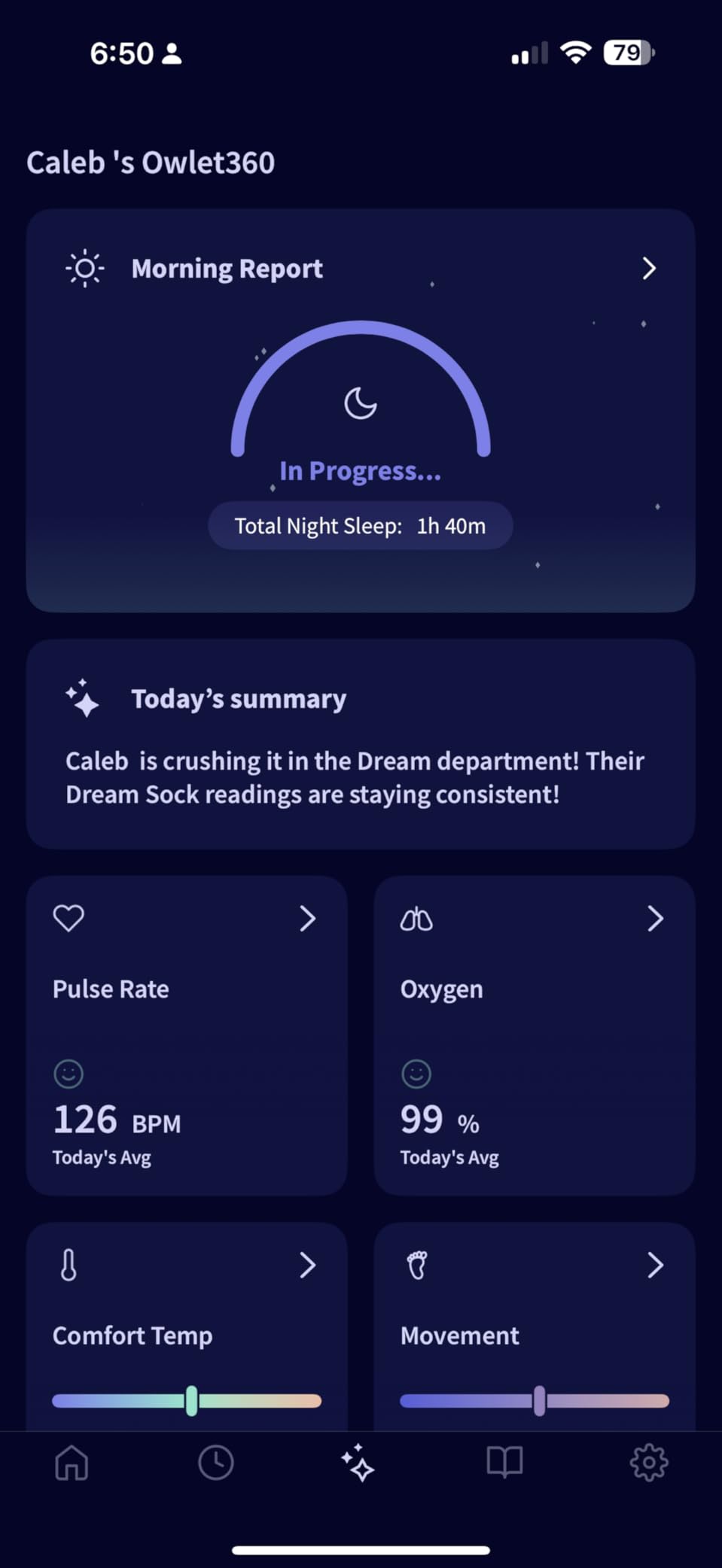 Owlet Dream Sock Smart Baby Monitor, Better Sleep for Baby & You customer photo 1