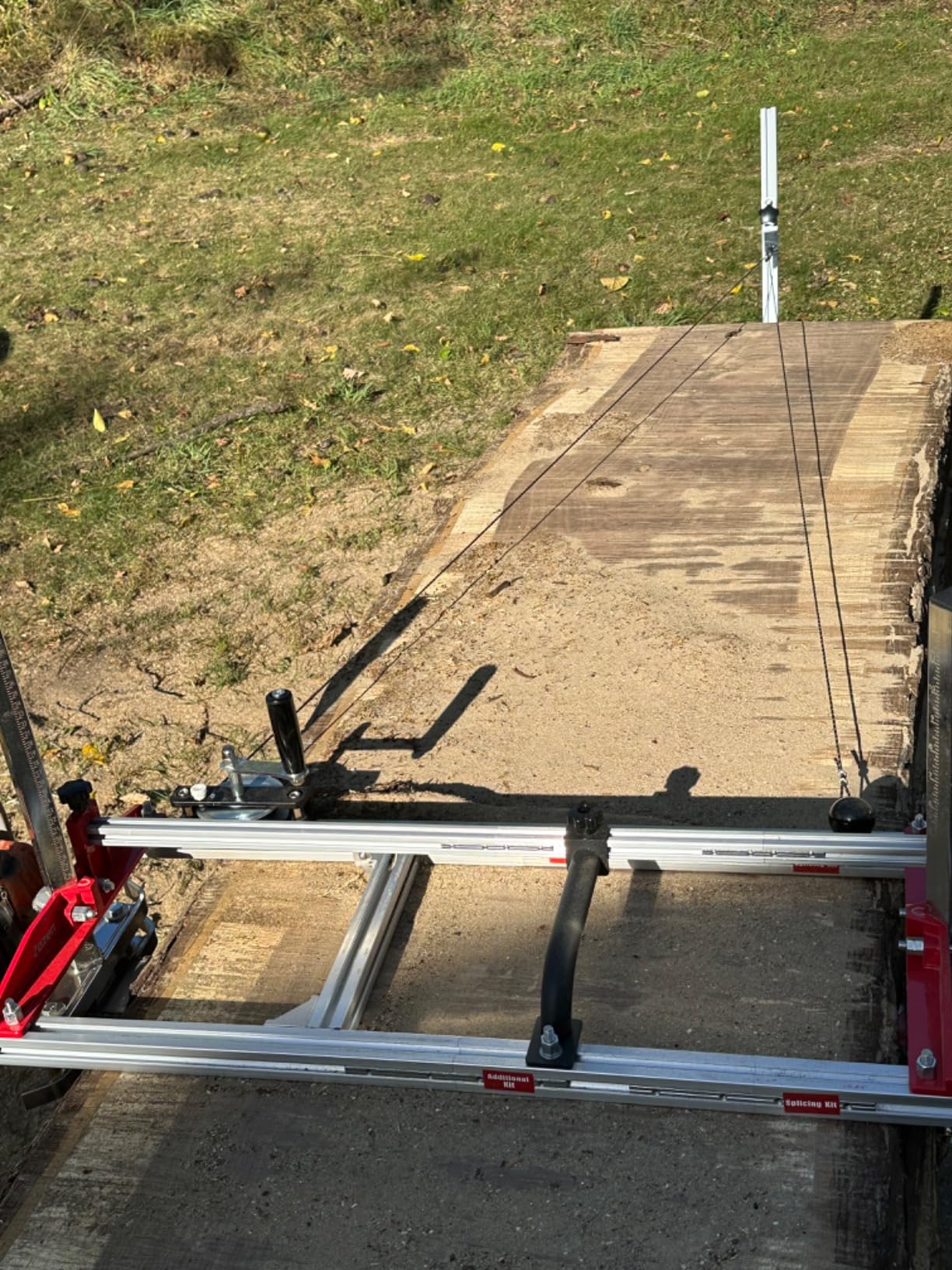 Chainsaw Mill Winch Kit With Winch And Lever Arm Anchor System Increased Chainsaw Mill Advantage Makes Milling Easier And Cut Smoother For Portable Sawmill And Saw Mill customer photo 1