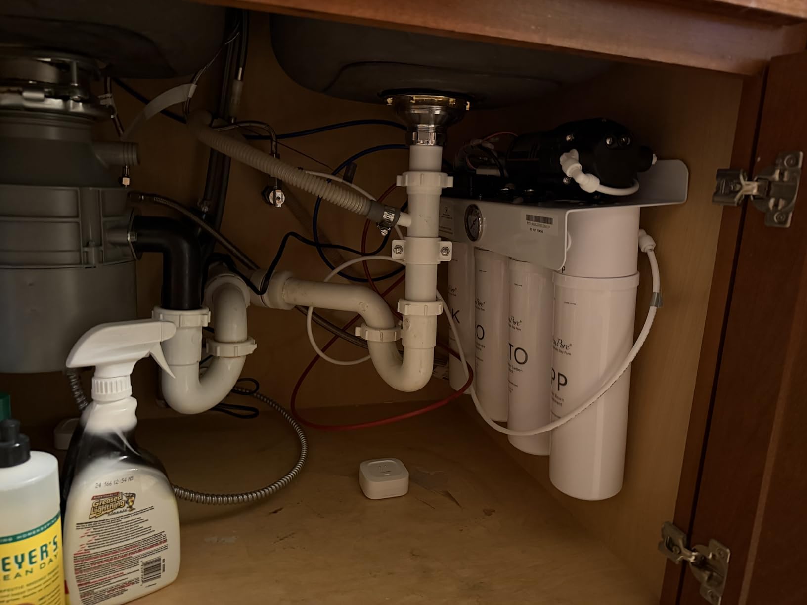 SimPure T1-400 Tankless Reverse Osmosis Water Filter System 400 GPD | NSF 58 Standard UV Under Sink RO Filtration System | 8-Stage Filtration for Near 0 TDS | Built-in Pump & 1.5:1 Pure to Drain customer photo 1