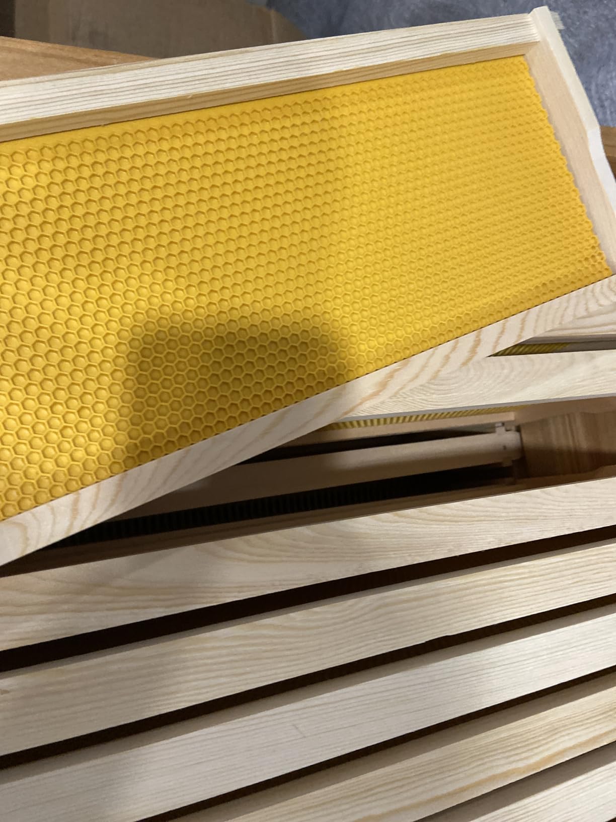 BeeCastle 10 Frame Langstroth Bee Hive Coated with 100% Beeswax Includes Beehive Frames and Waxed Foundations (2 Deep Boxes & 2 Medium Boxes) customer photo 2