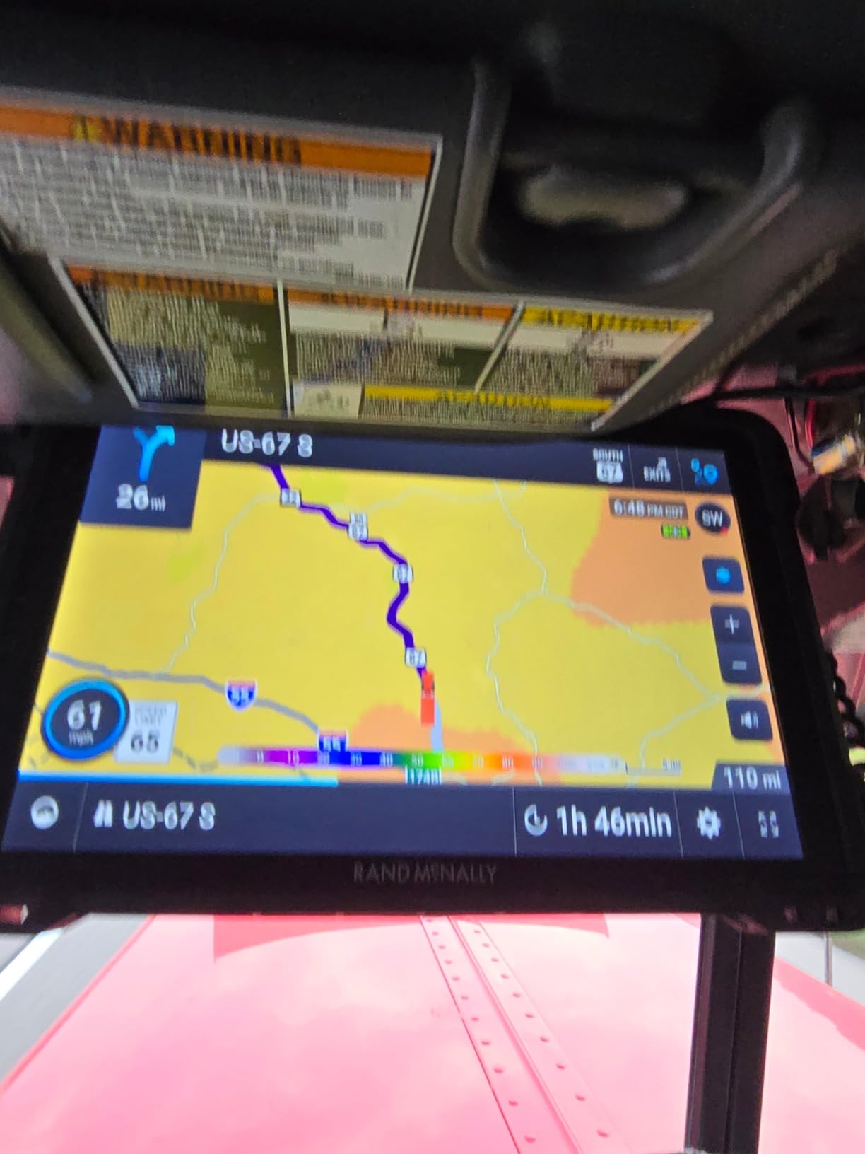 Rand McNally TND 1050 10-inch GPS Truck Navigator with Industry's Best Custom Trucking Routes, Rand Navigation 2.0, Download 2025 Maps + Built-in Camera customer photo 2