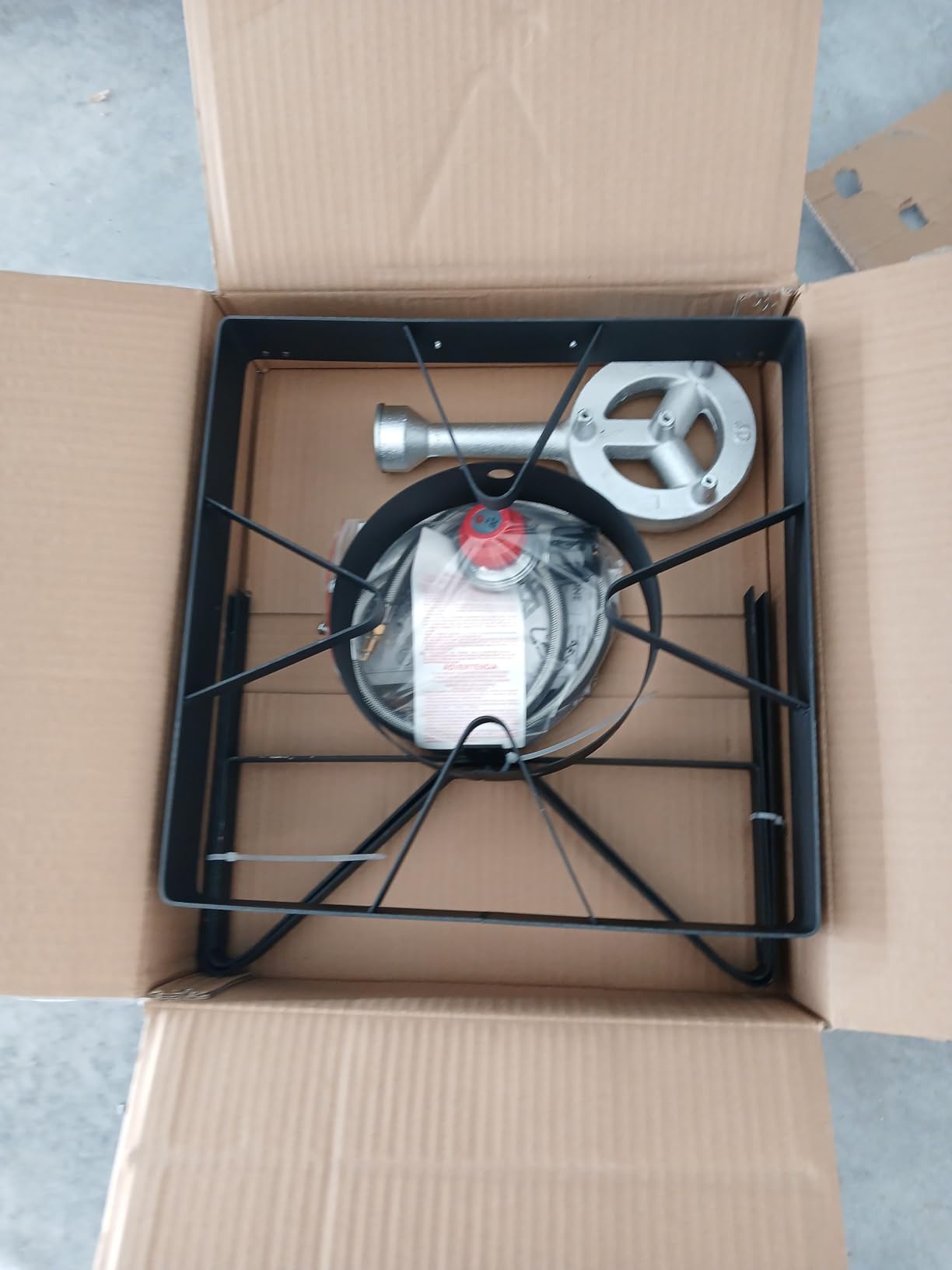 GasOne B-5200K Outdoor Cooker with High Pressure Steel Braided Hose Propane Burner Camp Stove customer photo 2