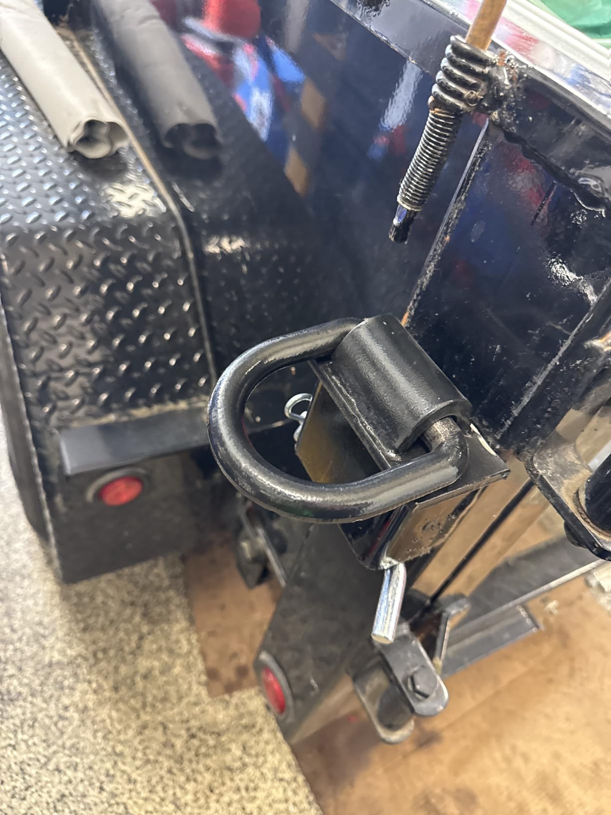 Stake Pocket D-Rings 4 Pack, 18000 LBS Heavy-Duty Removable Tie Downs with Hitch Pin and Steel Cables customer photo 2