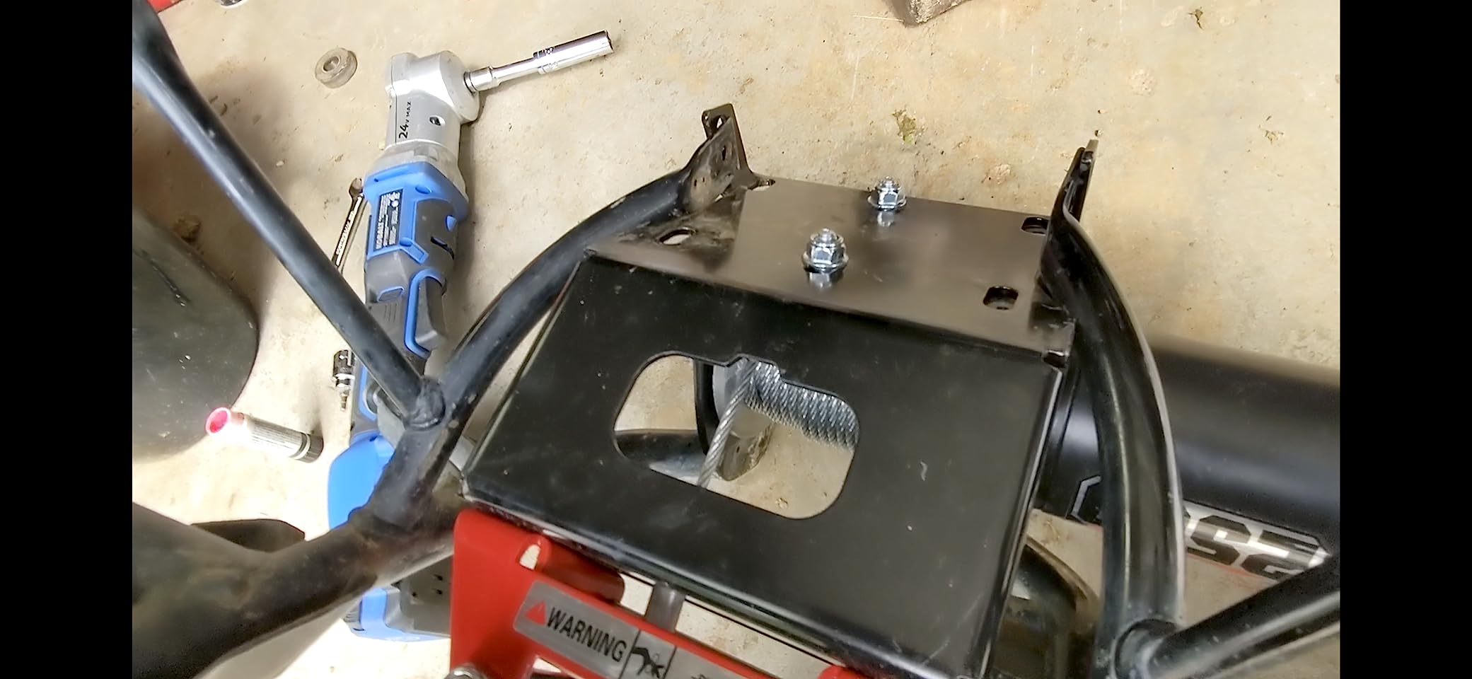 KFI Products Honda Rancher/Foreman/Rubicon Winch Mount customer photo 1