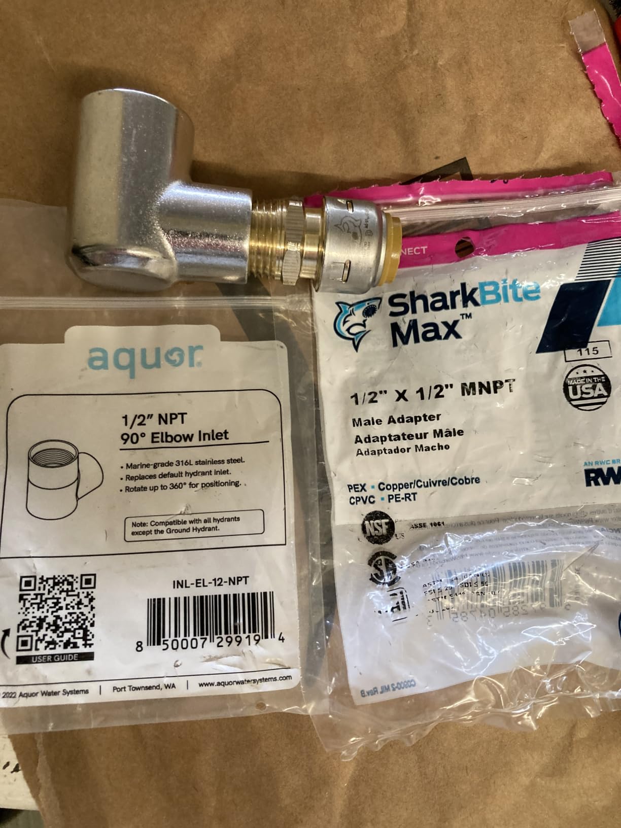 Aquor House Hydrant V1+ Frost Free Outdoor Faucet, Anti Siphon Valve with Quick Connect, Frost Proof Flush Wall Hose Bib, 12 inch Stem, 13-3/4 inch Install Depth, Slate Gray customer photo 2