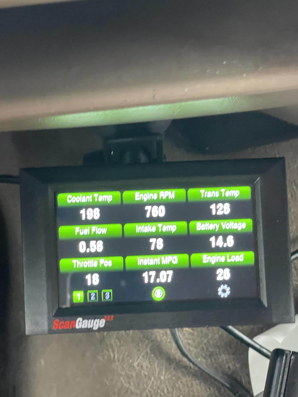 ScanGauge 3 Touch Screen OBD2 Scanner, Digital Gauges & Trip Computer SG3 | Digital Gauges, WiFi Updates customer photo 1