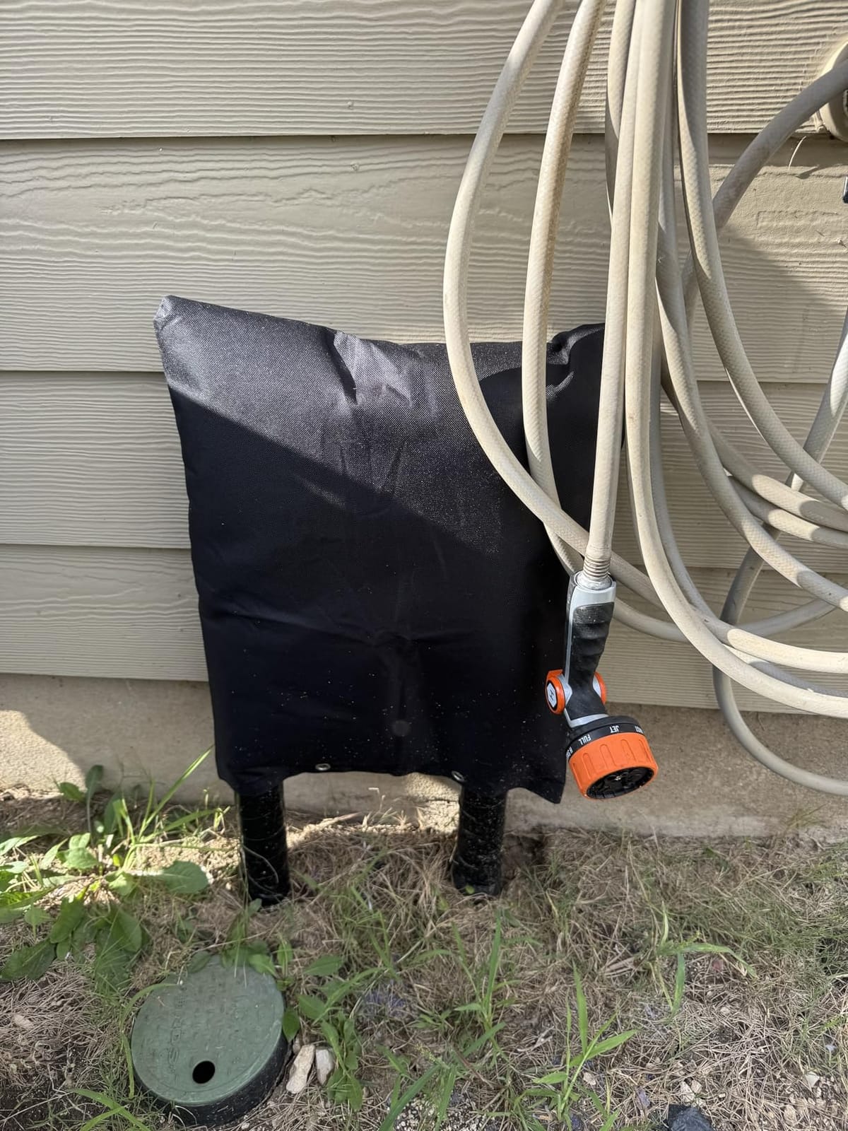 Insulated Backflow Well Pump Cover 24''W x 24''H | Heavy Duty, Waterproof Outdoor Sprinkler Valve Cover, Winter Pipe Freeze Protection UV-Resistant customer photo 2