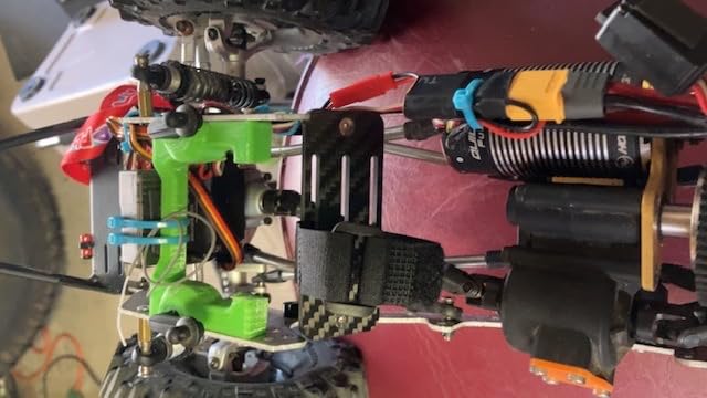 Carbon Fiber Battery Tray ESC Receiver Mount for 1/10 SCX10 RC Crawler Cheater Rigs LCG Chassis Lower Center of Gravity Rails customer photo 2