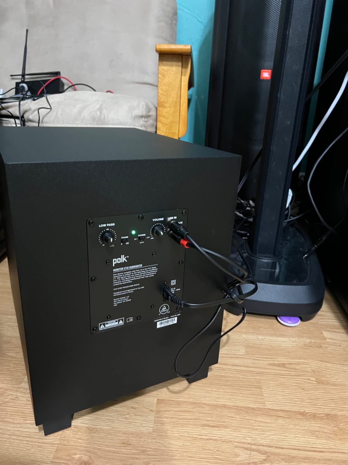 Polk Monitor XT10 Home Subwoofer, 10
