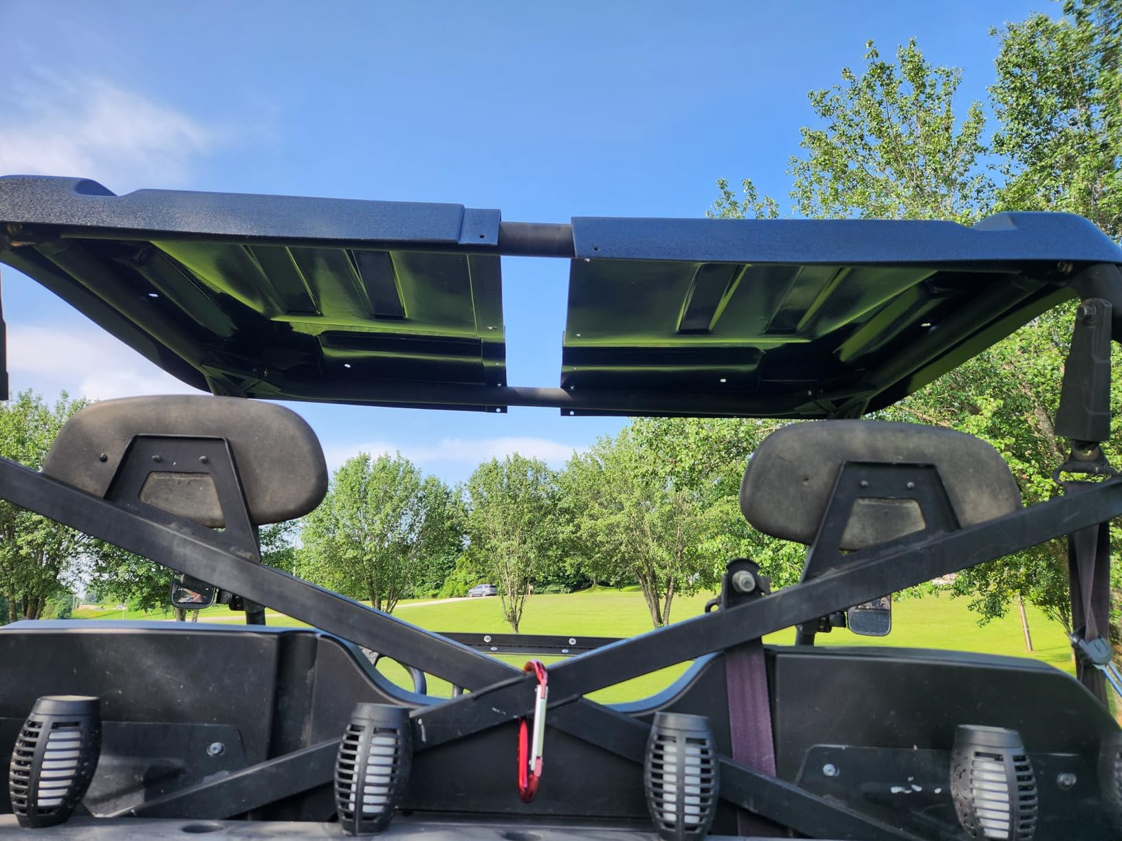 KUAFU Hard Roof Top for Polaris Ranger; Ranger 500/570/800; Ranger EV/LSV | Fits 2010-2014 Polaris Ranger 400 & EV/LSV, 2011-2013 500 Mid Size, 2013-2014 800 Mid Size, 14 570 customer photo 1