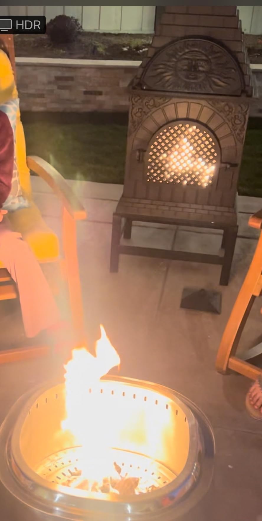 Casita Grill Chiminea Outdoor Fireplace Wood Burning Firepit and Pizza Oven customer photo 1