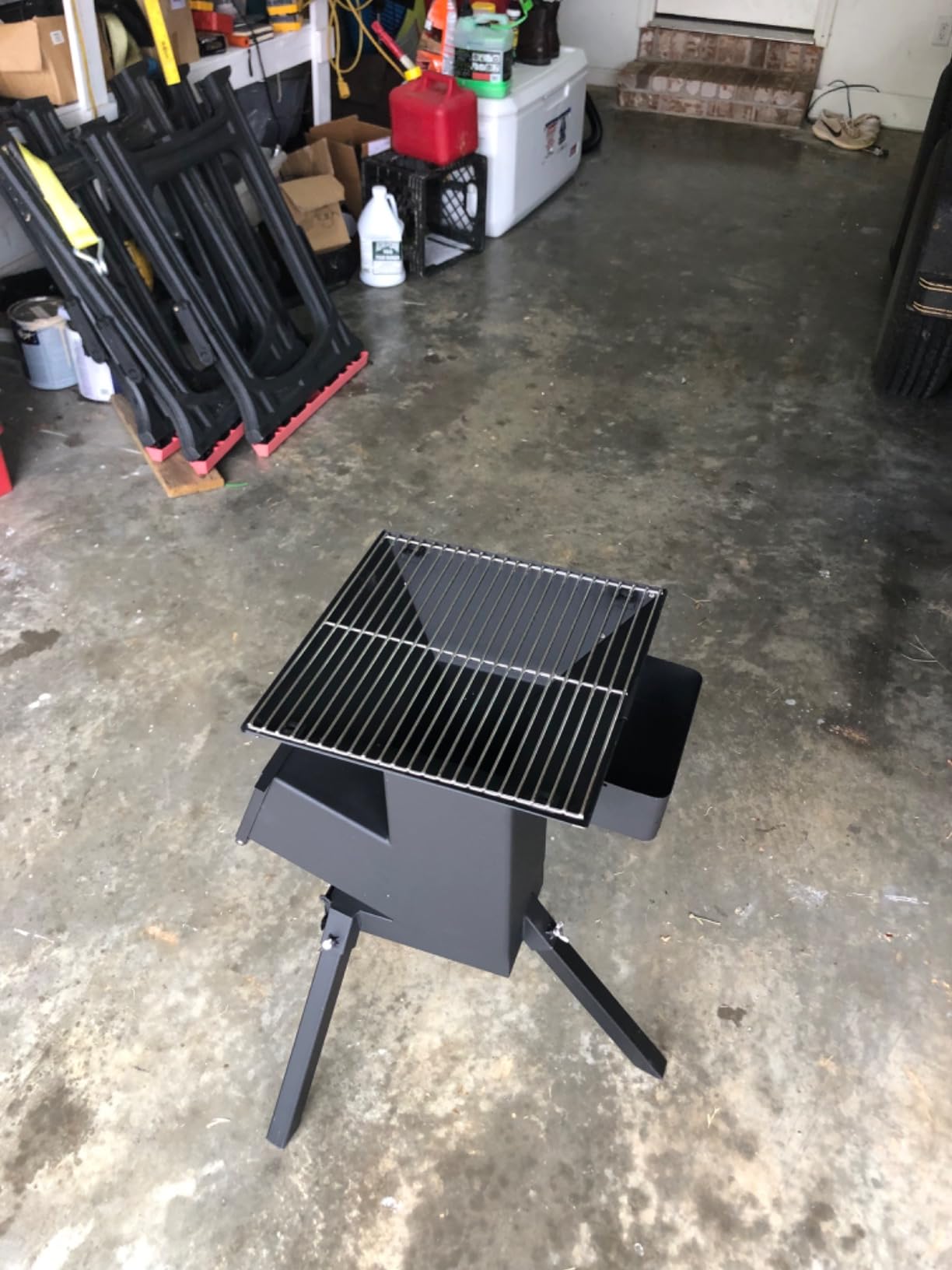 Stanbroil 3-in-1 Wood Burning Rocket Stove with Grill Grate & Griddle | Pot Cooking Stand Included, Multi-Use Outdoor Cooker, Ideal for Camping, Backyard & Off-Grid Cooking customer photo 1