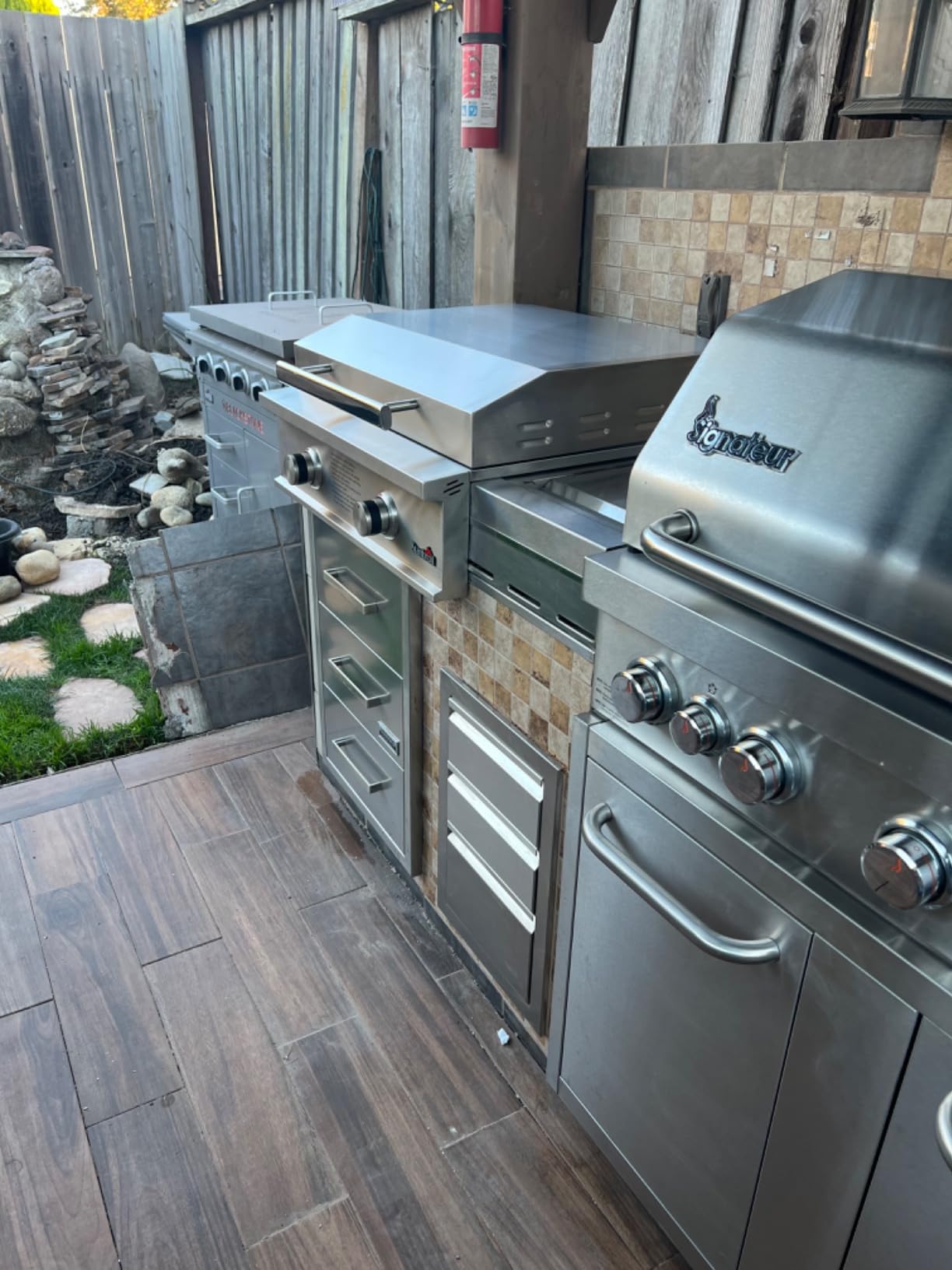 Stanbroil 28-Inch Premium Built-In Liquid Propane Griddle for Outdoor Kitchen Grill, Durable Stainless Steel 2-Burner Flat Top Grill with Lid for BBQ Island, 34,000 BTUs customer photo 2