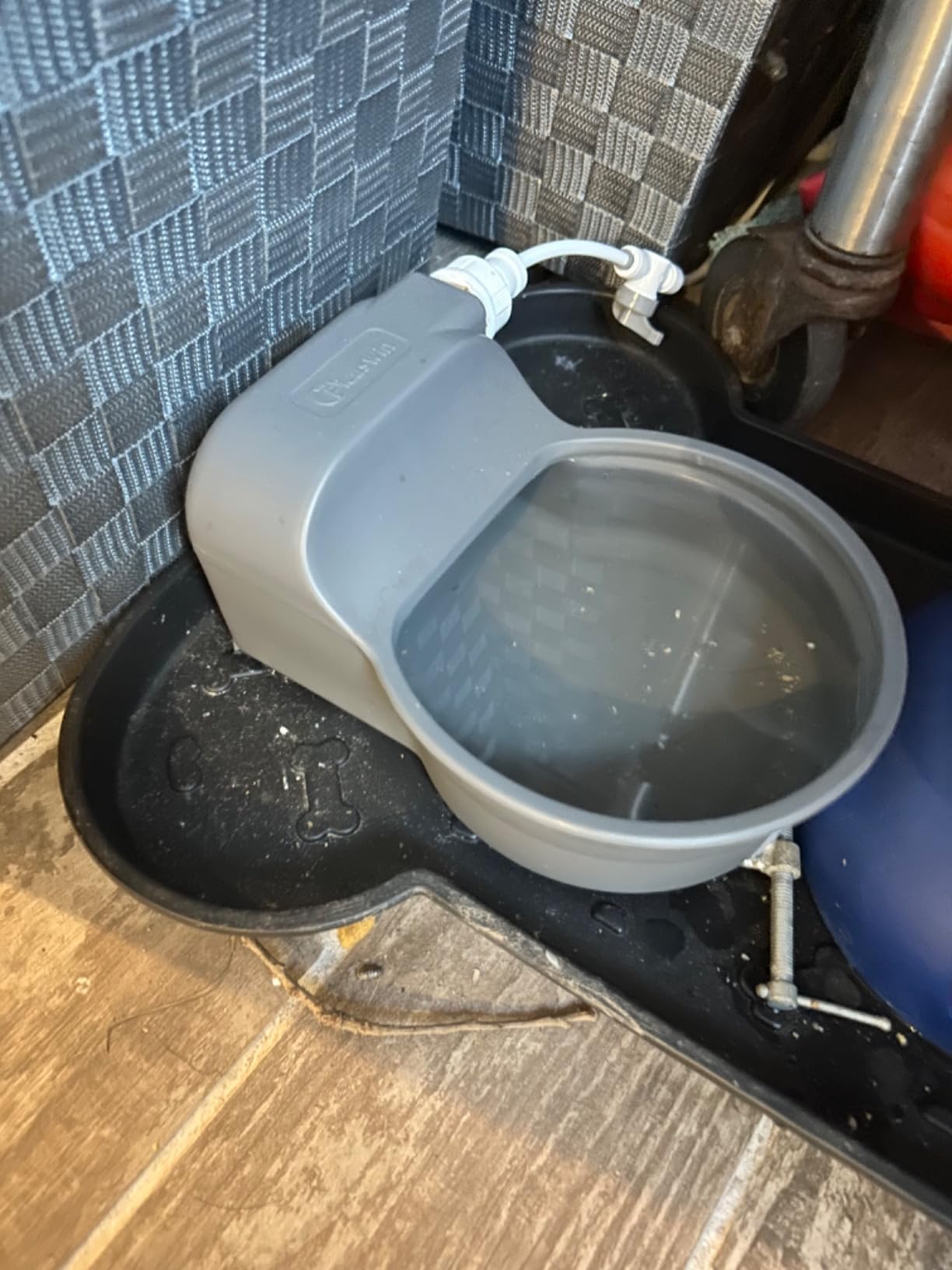 Automatic Dog Water Bowl Dispenser Patented 70OZ Water Dispenser for Dogs 2L Water Bowl Fit 3/4in GHT Male Faucet Outdoor Automatic Water Bowl Include Automatic Water Fill Valve Adapter 5ft Water Hose customer photo 2