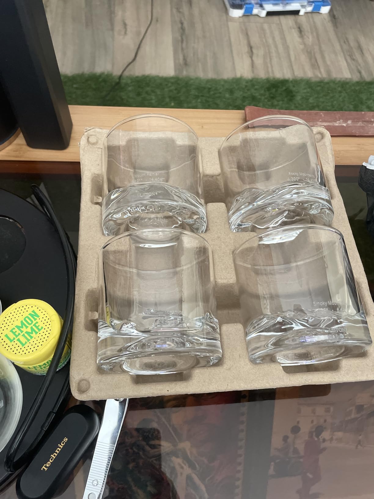 LIITON Mount Fuji Whiskey Glasses, Set of 2, 10oz, Bourbon Glass | Thick Freezable Crystal Rock Glasses, Old fashioned Whiskey Gifts for Men, Cocktails, Scotch Glasses customer photo 1