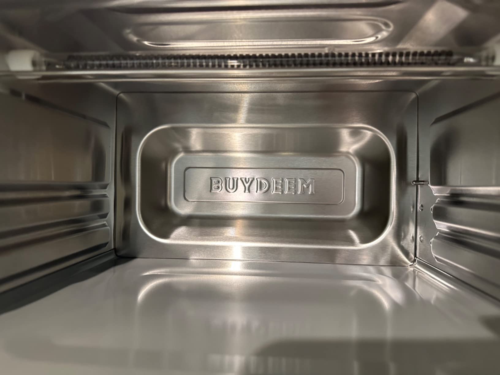 BUYDEEM T103 Countertop Toaster Oven 12QT, No Pre-Heat Needed, 7 Cooking Modes, Retro Mini Toaster Oven with Grill Rack and Baking Tray, Cozy Greenish customer photo 2