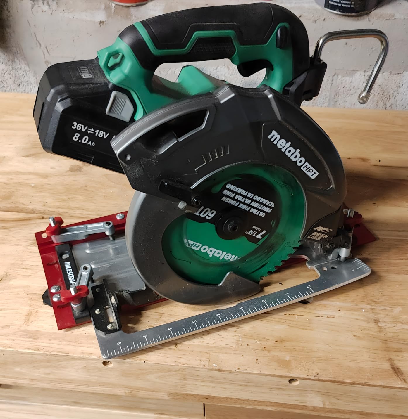 Milescraft 1409 Track Saw Guide - Universal for 7-1/4