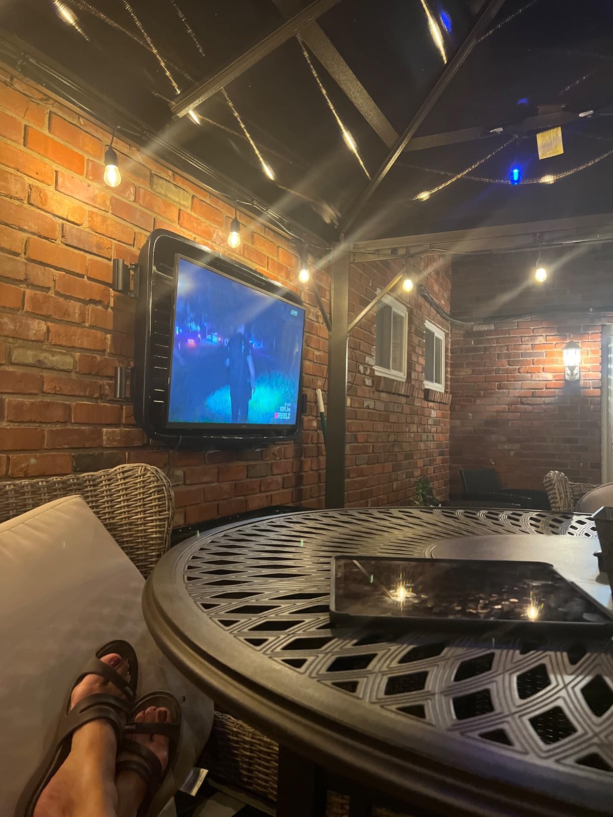 The TV Shield E-Series 36-43 Inch Outdoor TV Enclosure, Weatherproof Cover | Weatherproof | 2-Year Warranty | Protective | All-Season | Outdoor | Impact Resistant | TV Cabinet | Extended TV Life customer photo 1